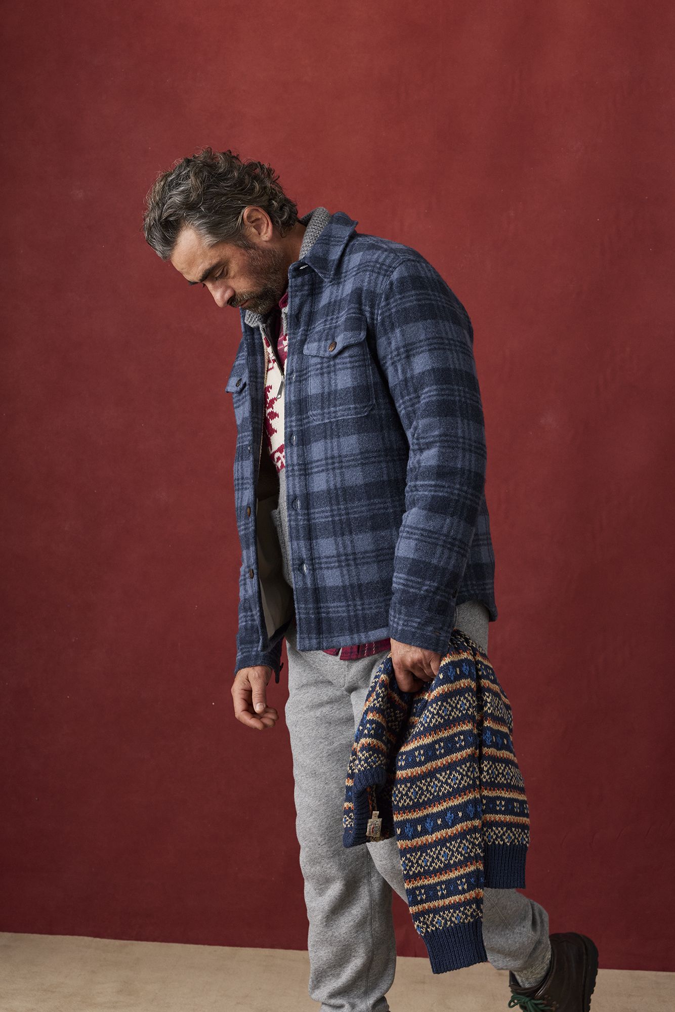 Faherty Men's Range Fleece Lined CPO Overshirt product image
