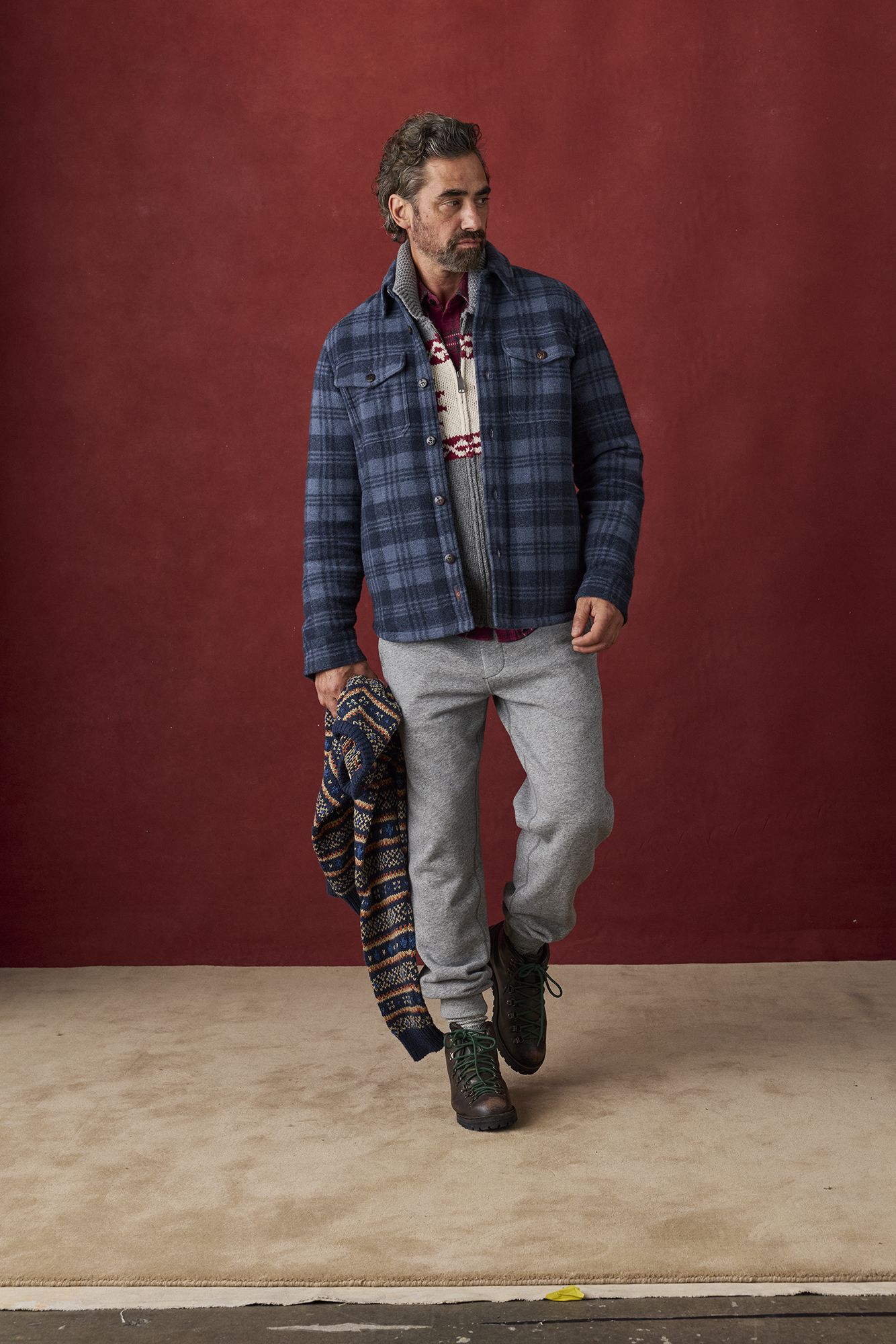 Faherty Men's Range Fleece Lined CPO Overshirt product image