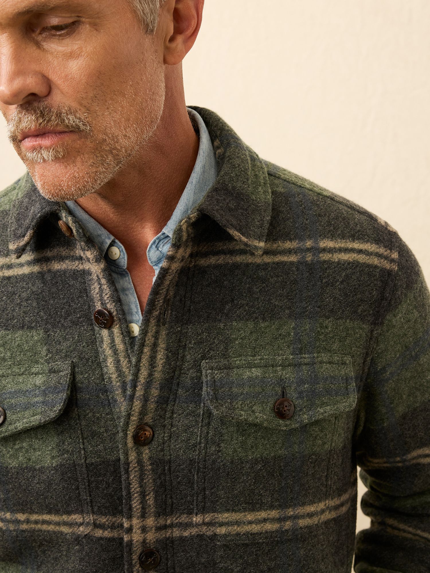 Faherty Men's Range Fleece Lined CPO Overshirt product image
