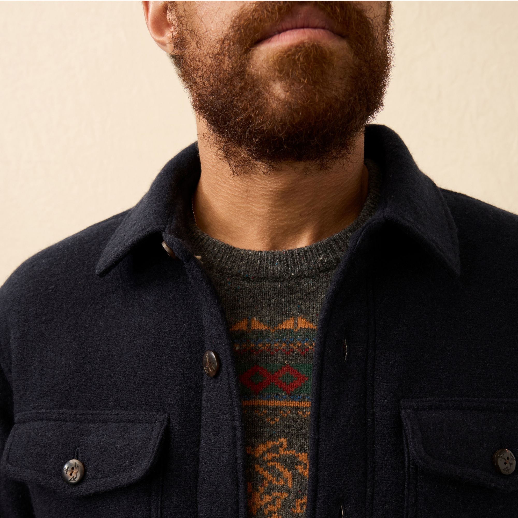 Faherty Men's Range Fleece Lined CPO Overshirt product image