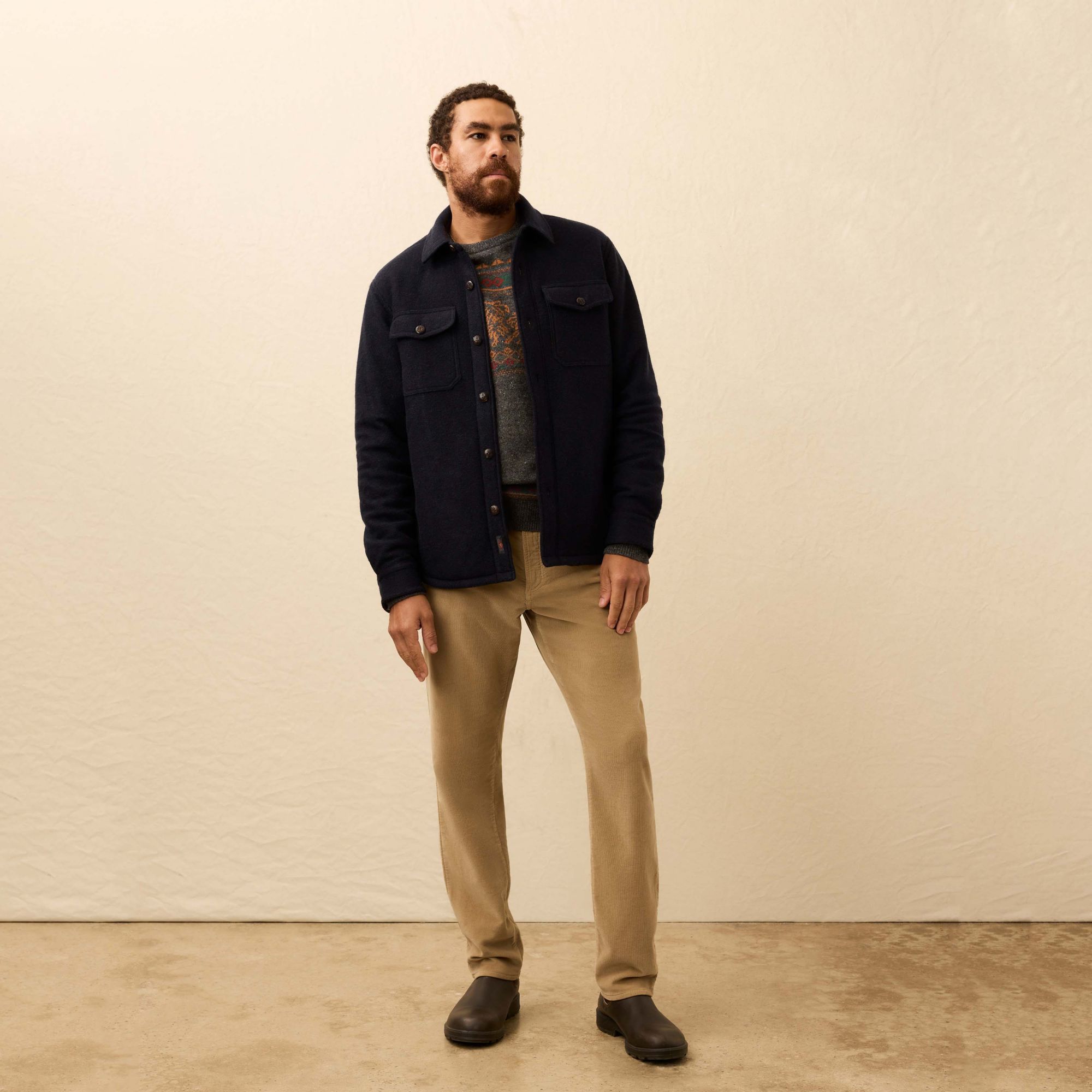 Faherty Men's Range Fleece Lined CPO Overshirt product image