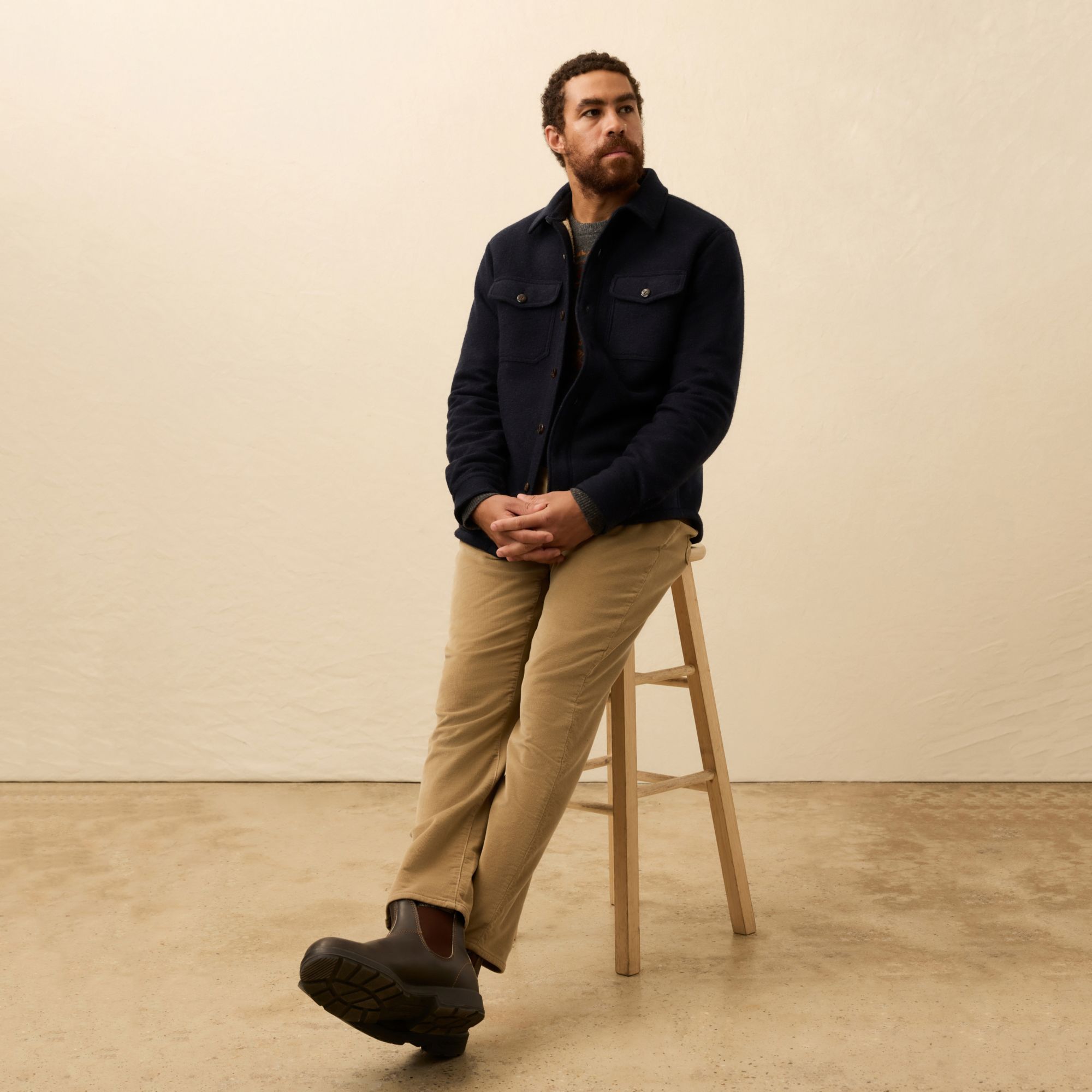 Faherty Men's Range Fleece Lined CPO Overshirt product image