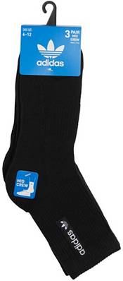 adidas Originals Men's Trefoil Mid-crew Socks 3-Pack product image
