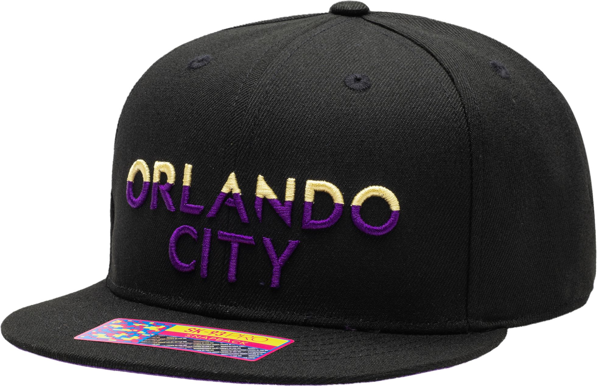 Fan Ink Adult Orlando City Loyalty Black Snapback Adjustable Hat product image