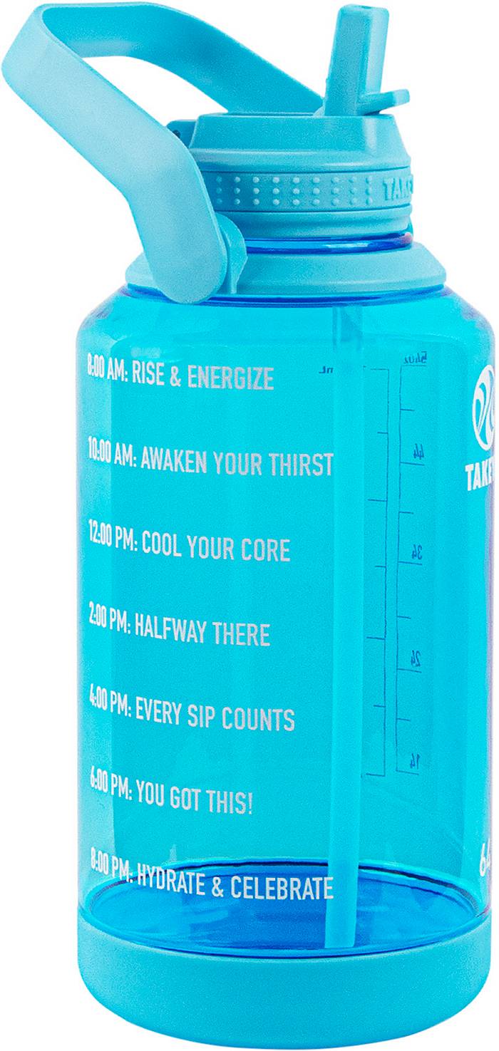 Takeya Tritan Plastic Spout Lid Water Bottle, Lightweight, Dishwasher safe,  32 oz, Clear 
