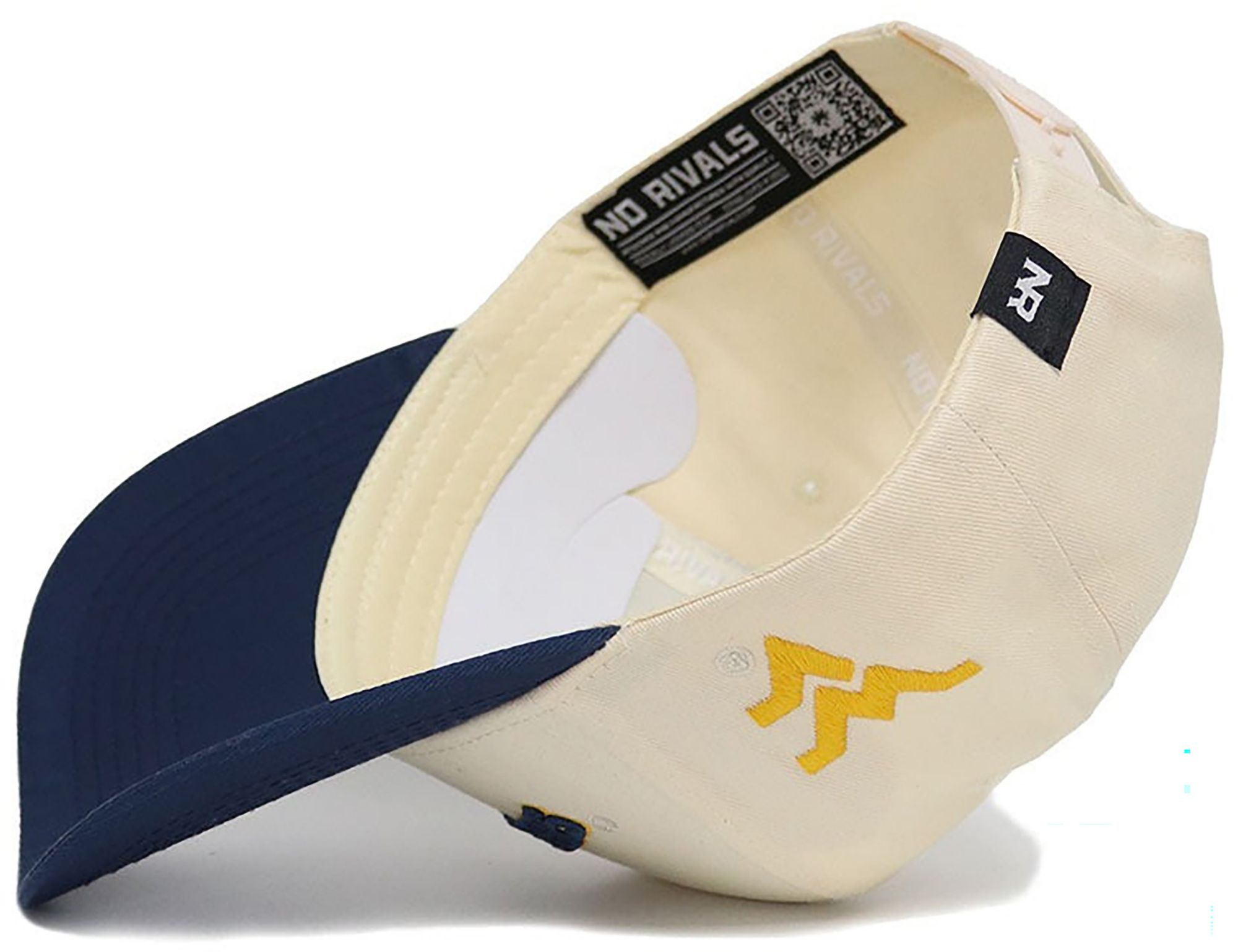No Rivals Adult West Virginia Mountaineers Navy Upside Down Adjustable Snapback Hat product image