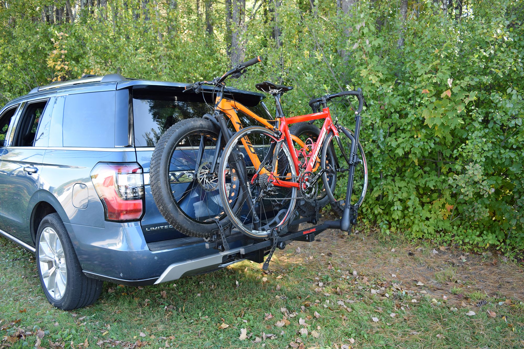 Malone Auto Racks Pilot HM2 - Hitch Mount Platform Expandable 2 Bike Carrier (2") product image
