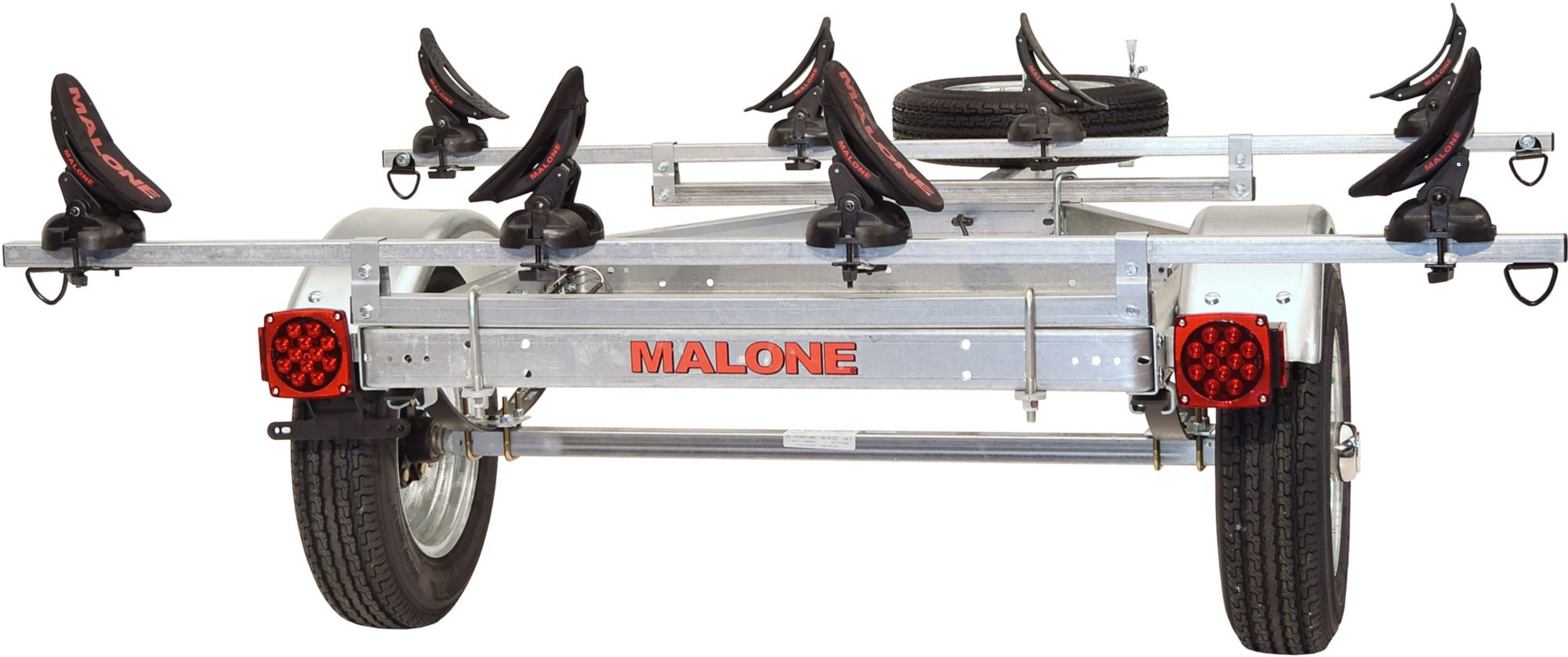 Malone Auto Racks MicroSport LowBed 2 Kayak Trailer Package (Spare Tire and 2 Sets MegaWings) product image