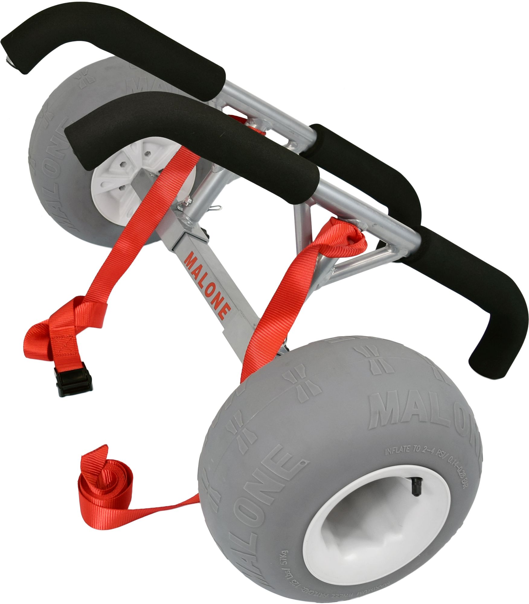 Malone Auto Racks TraverseHD-S Bunk Style Heavy Duty Canoe/Kayak Cart (with balloon beach tires) product image