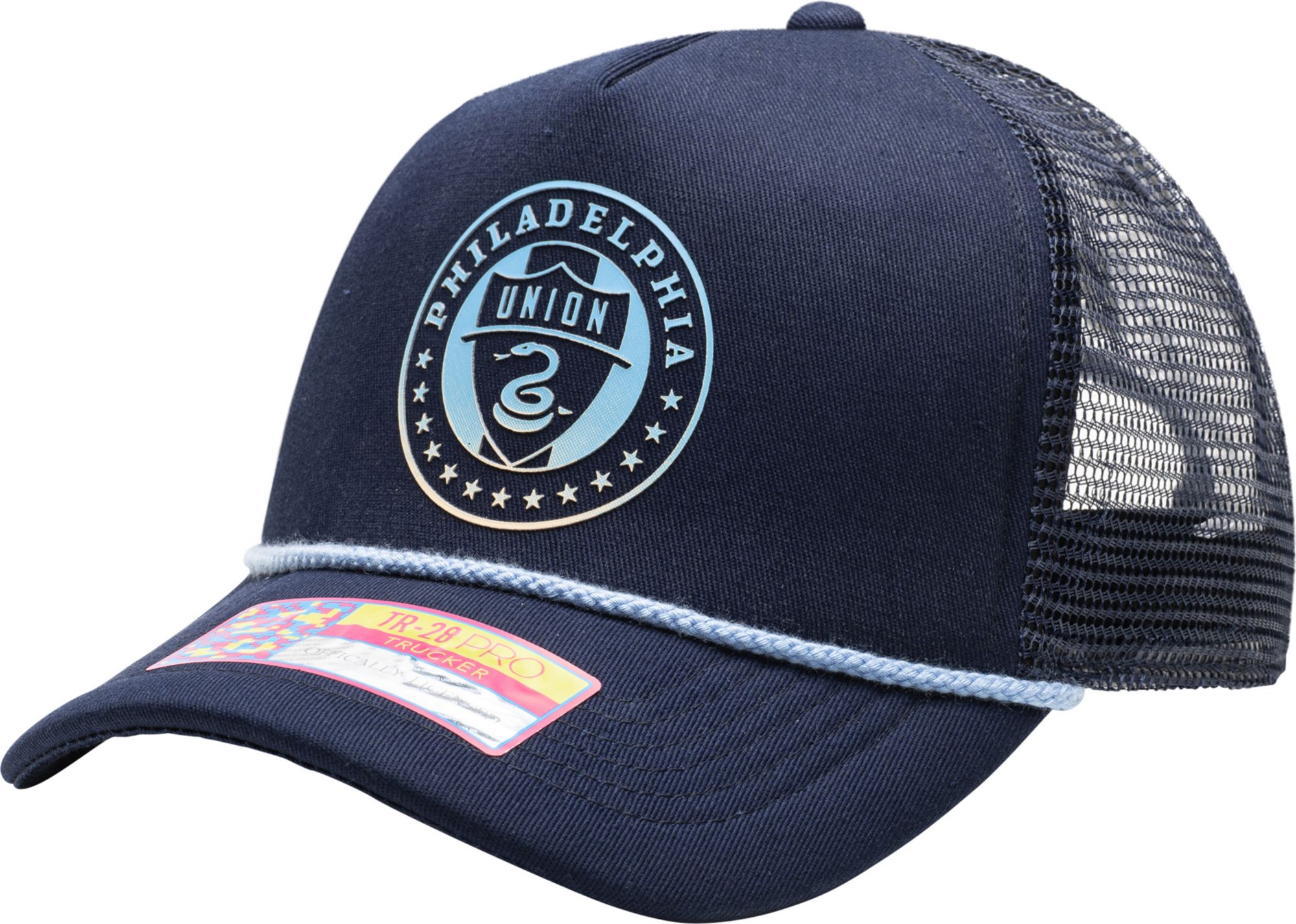 Fan Ink Adult Philadelphia Union Atmosphere Navy Trucker Hat product image