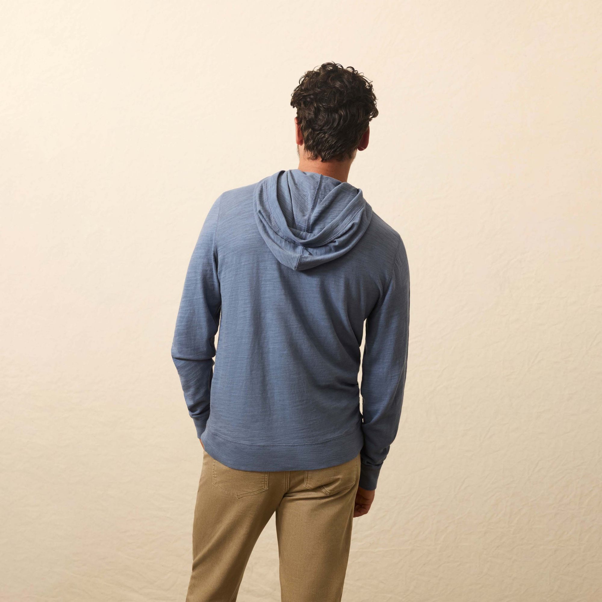 Faherty Men's Sunwashed Slub Graphic Hoodie product image