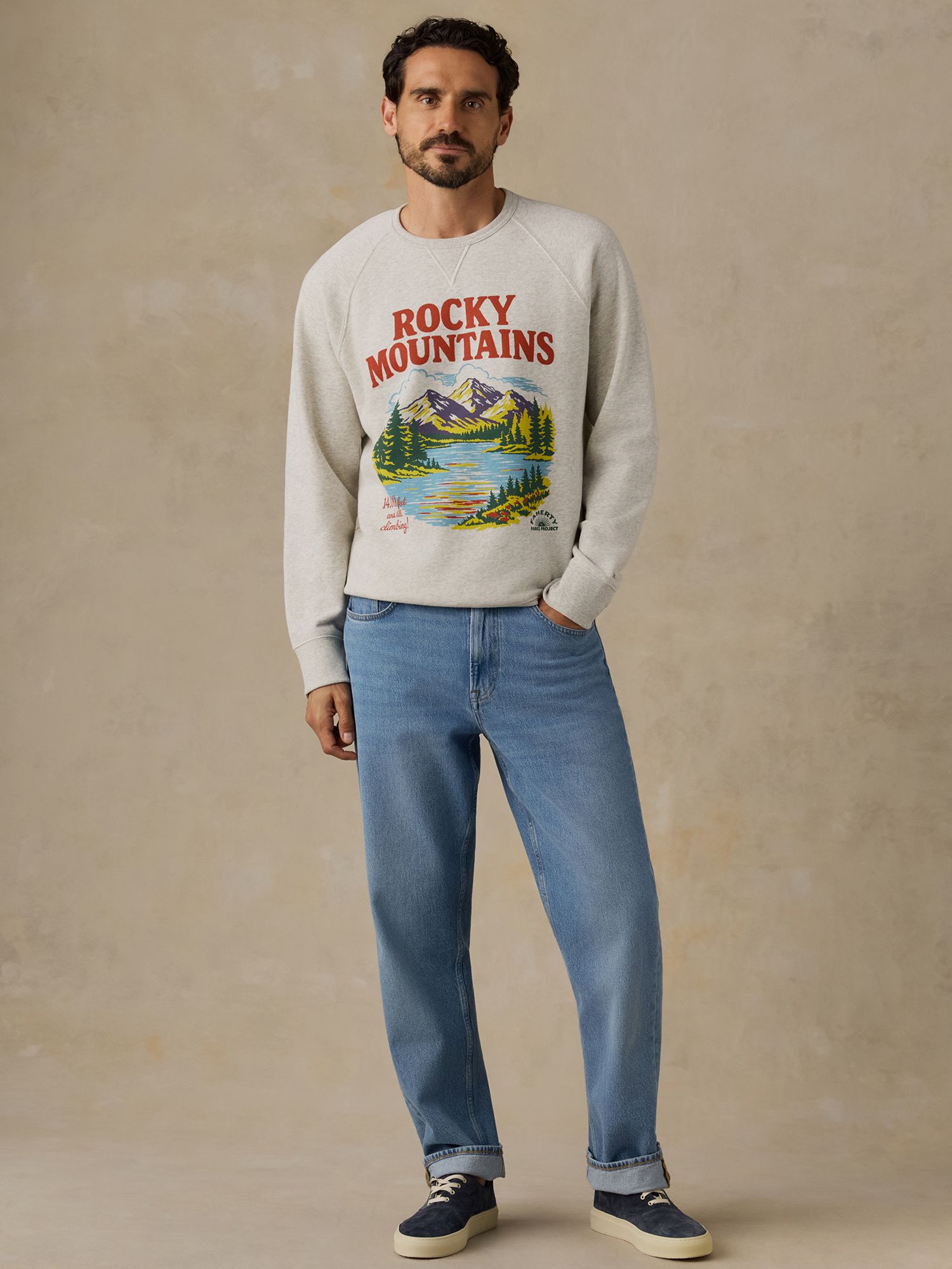 Faherty Men's Parks Rocky Mountain Crew product image
