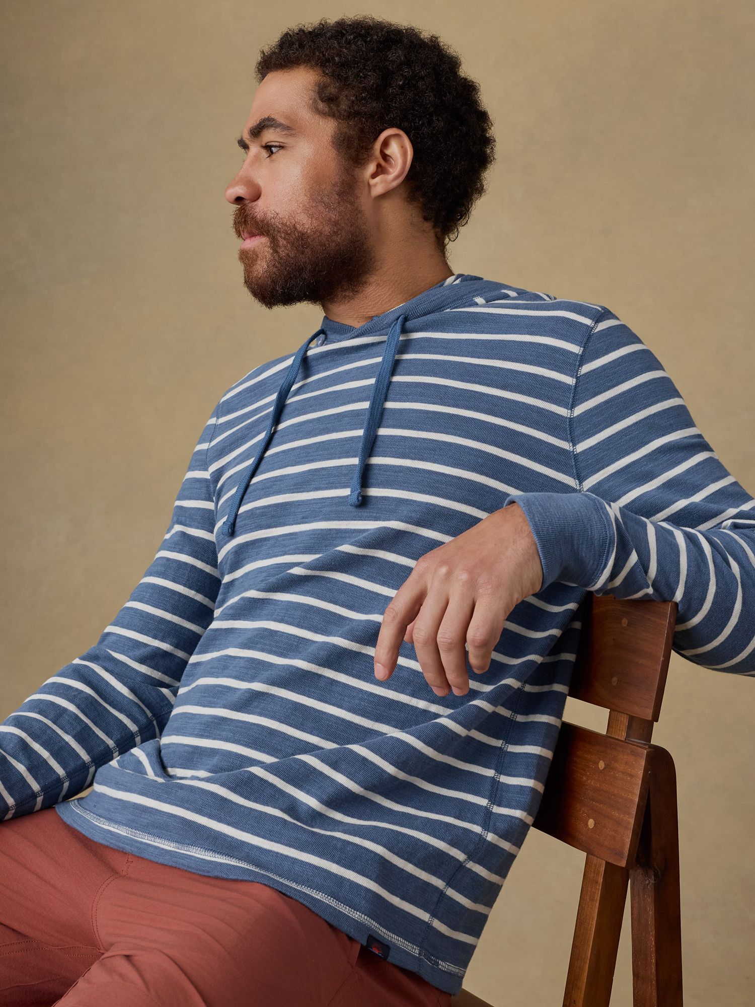 Faherty Men's Sunwashed Slub Hoodie product image
