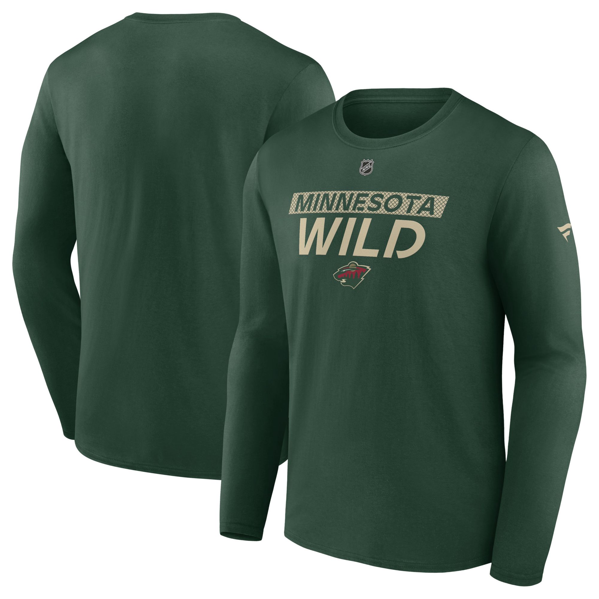NHL Adult Minnesota Wild 2024-2025 Authentic Pro Rink Green Long Sleeve Shirt product image
