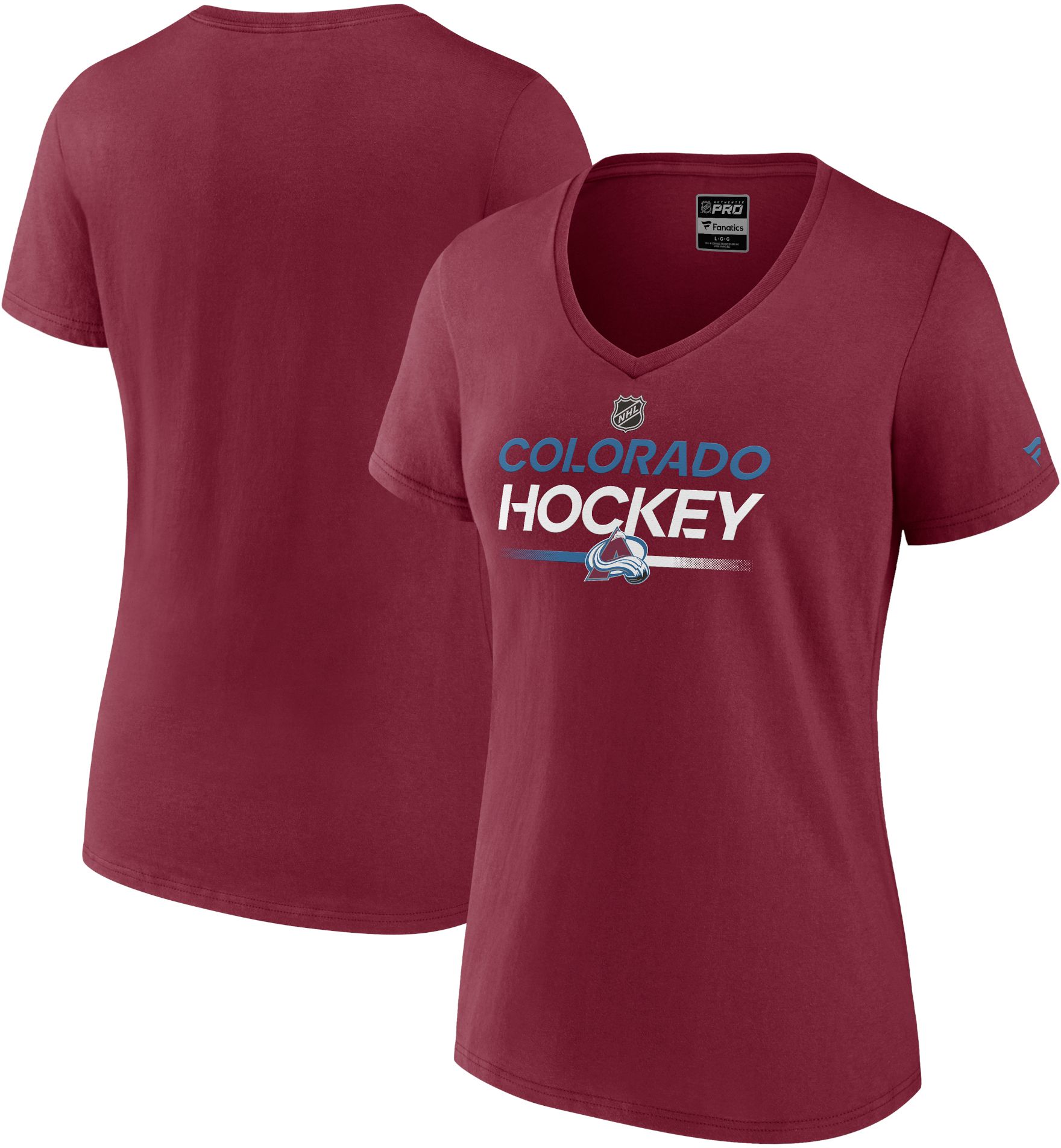 NHL Women's Colorado Avalanche 2023 Authentic Pro Prime Maroon T-Shirt product image