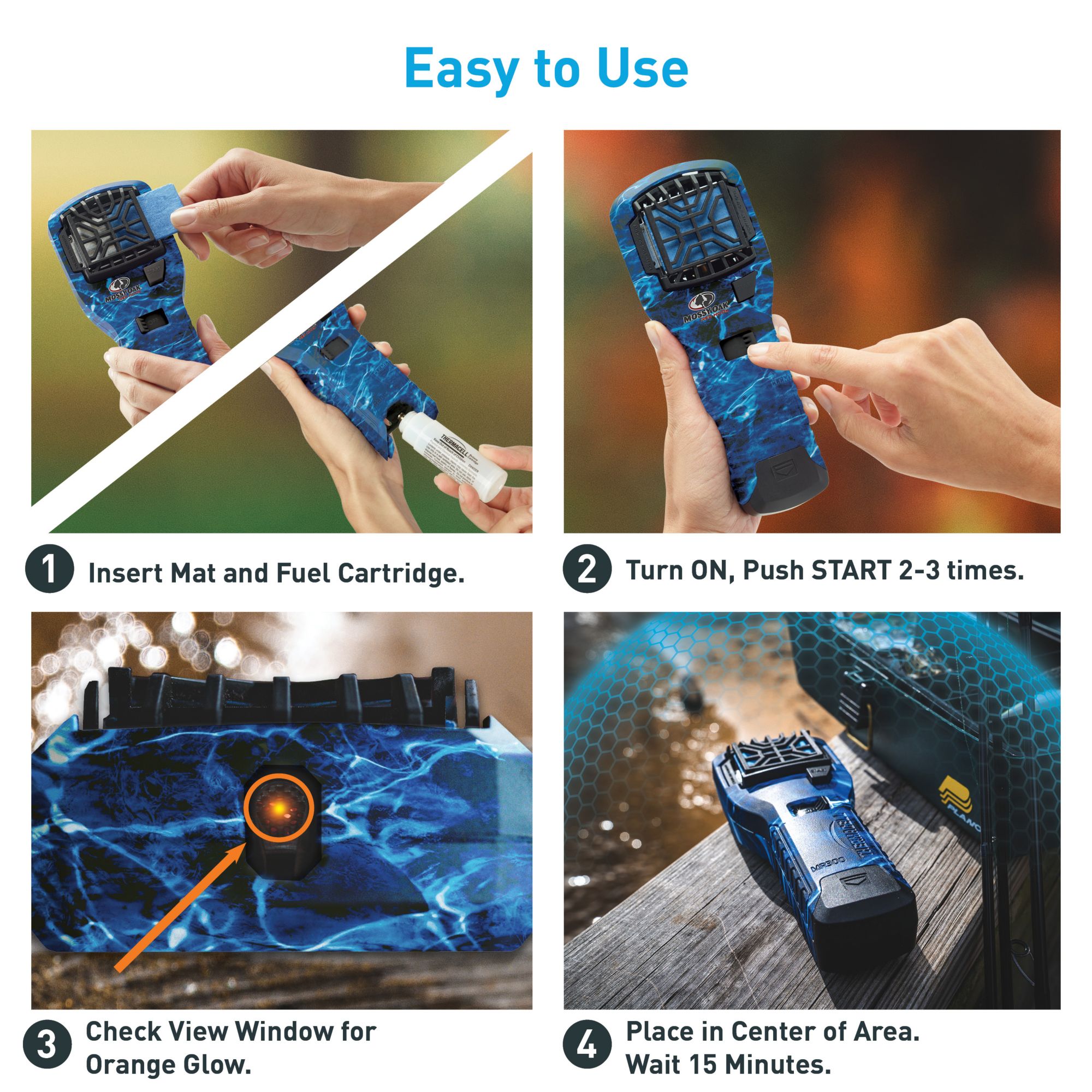 ThermaCELL MR300 Portable Mosquito Repeller Fishing Pack product image