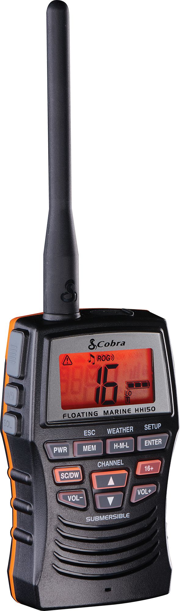Cobra MR HH150 FLT Handheld Floating VHF Radio product image