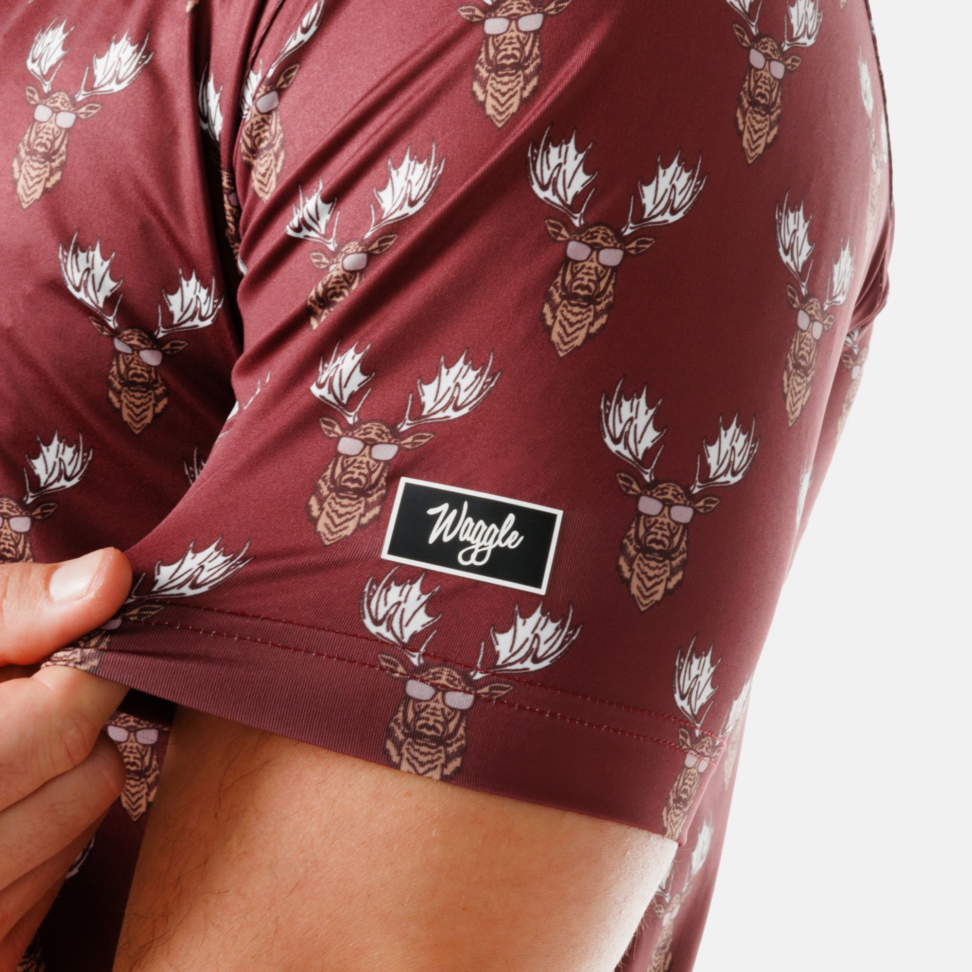 Waggle Men's Rack Star Golf Polo product image