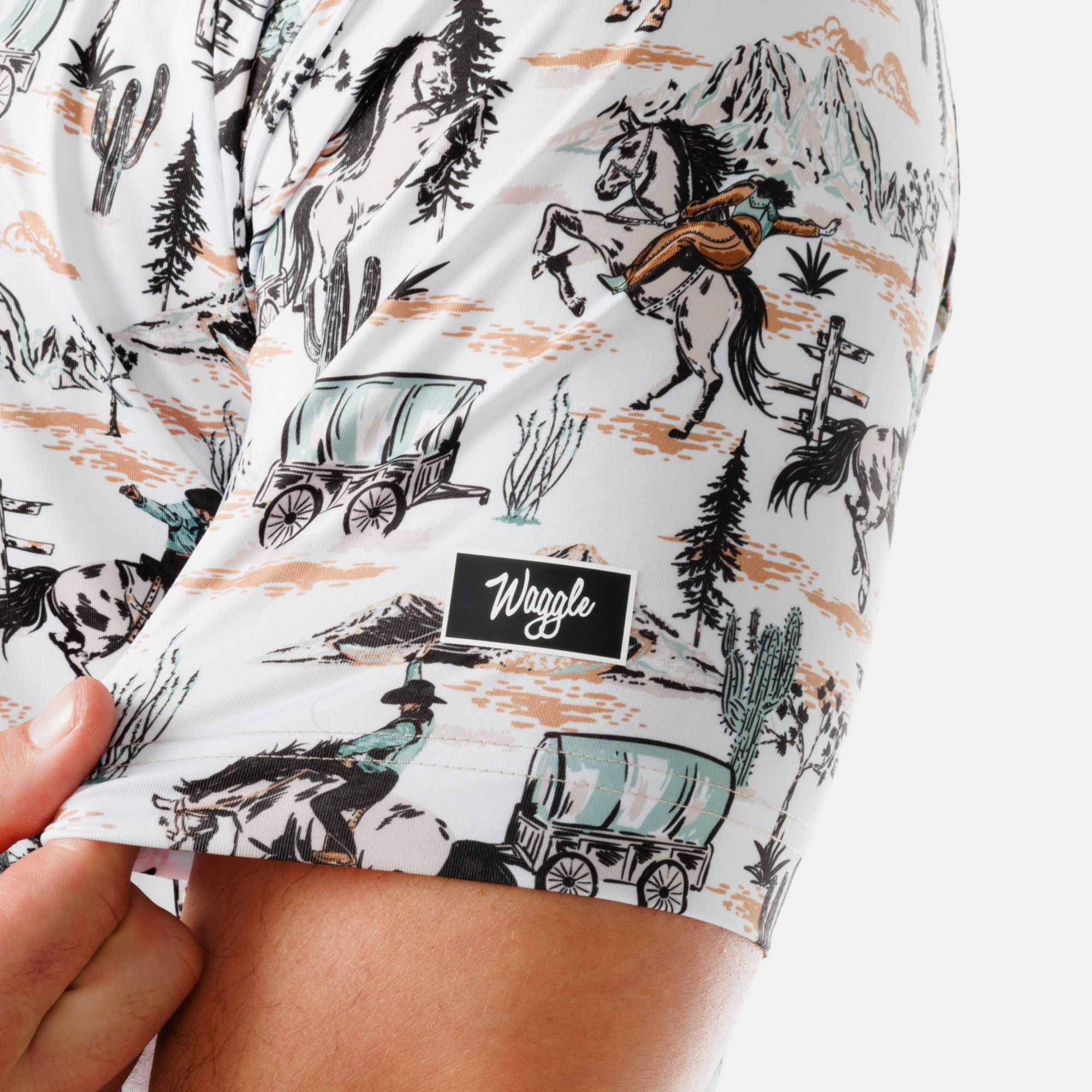 Waggle Men's Rough Riders Golf Polo product image