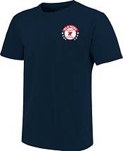 Image One Men's Ole Miss Rebels Blue Baseball T-Shirt product image