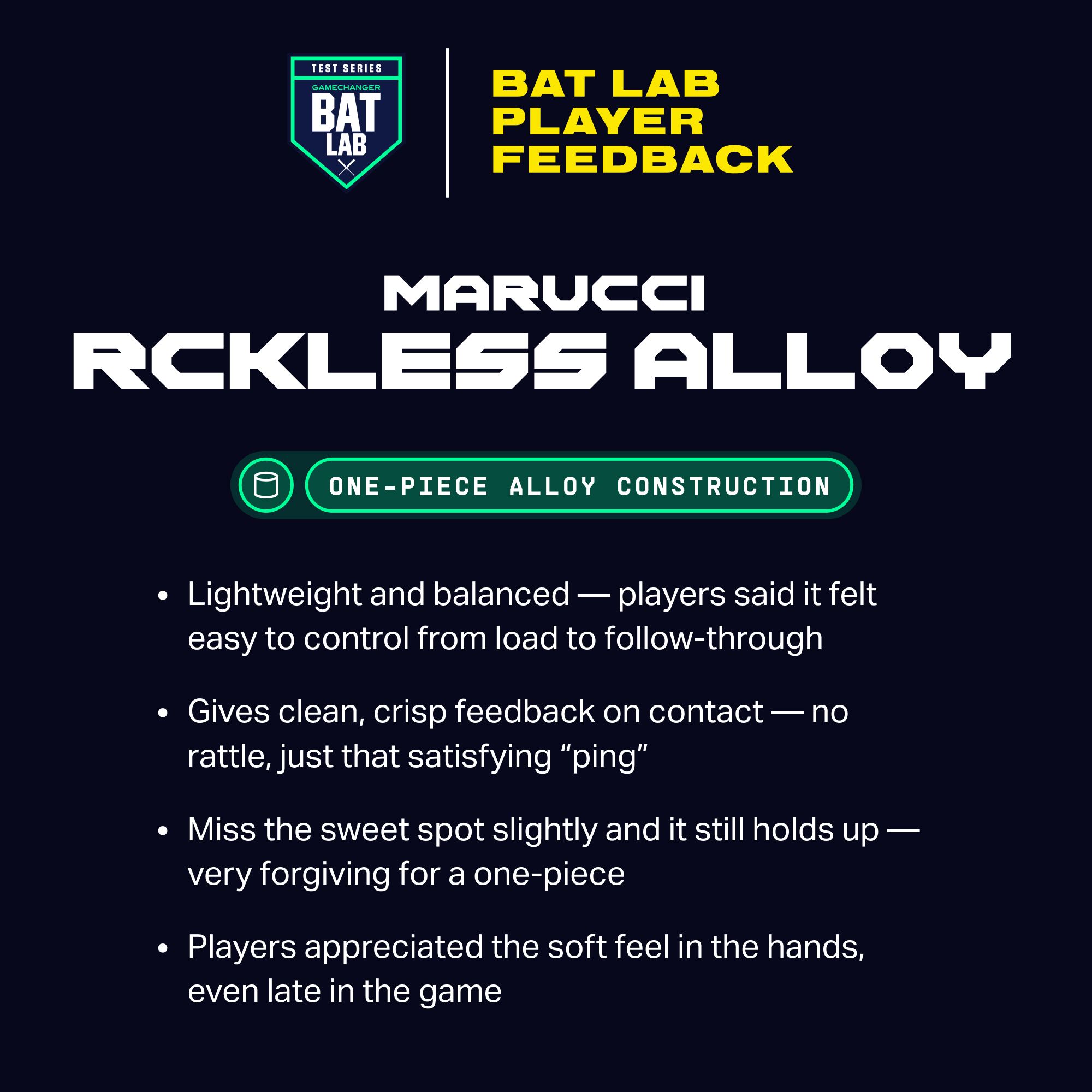 Marucci RCKLESS Alloy 2¾'' USSSA Bat 2026 (-5) product image