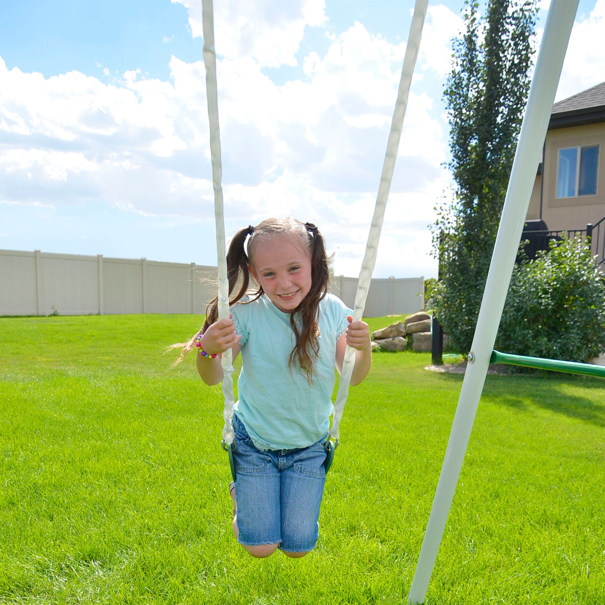 SportsPower Live Oak Metal Swing Set