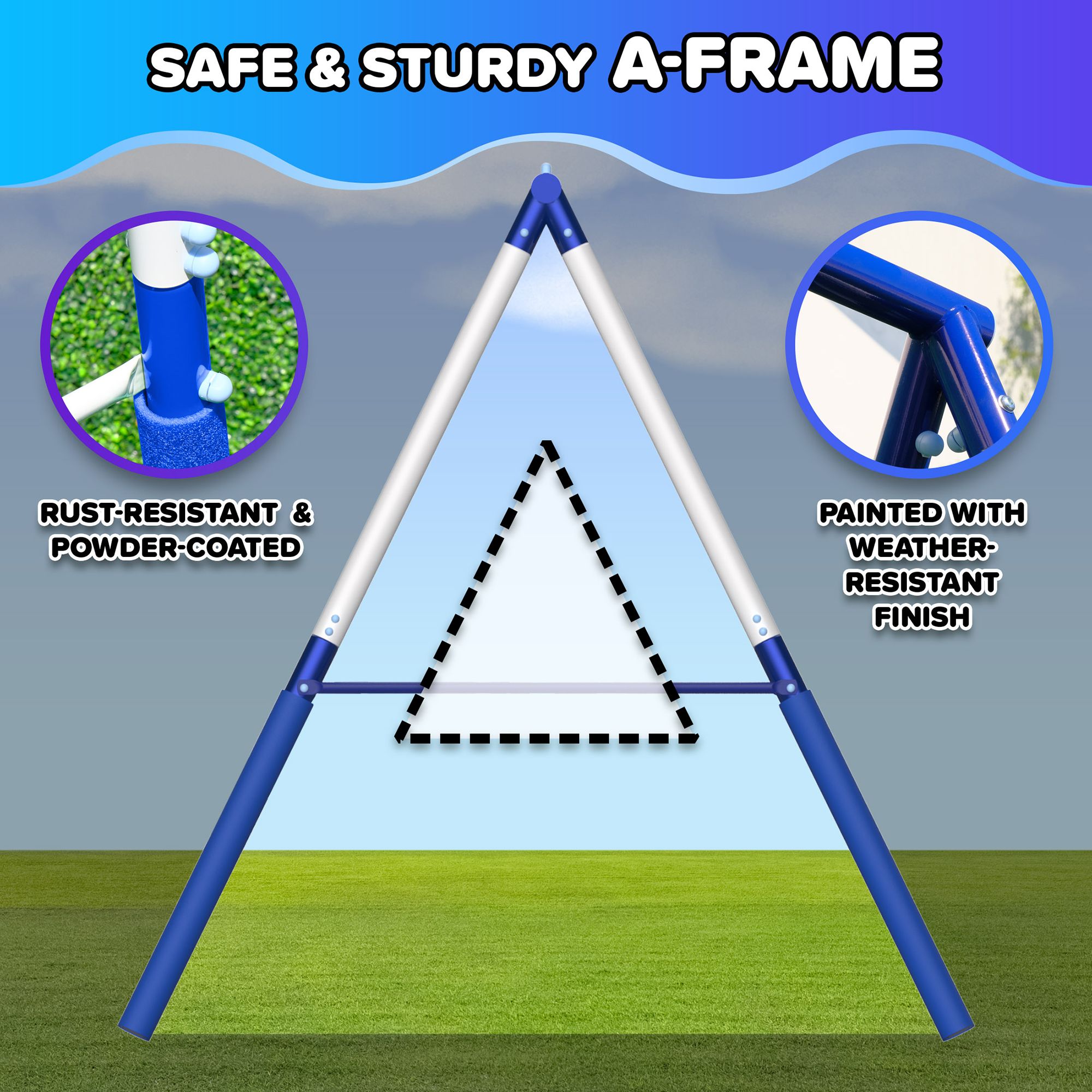 Sportspower Alta Oaks Metal Swing Set product image