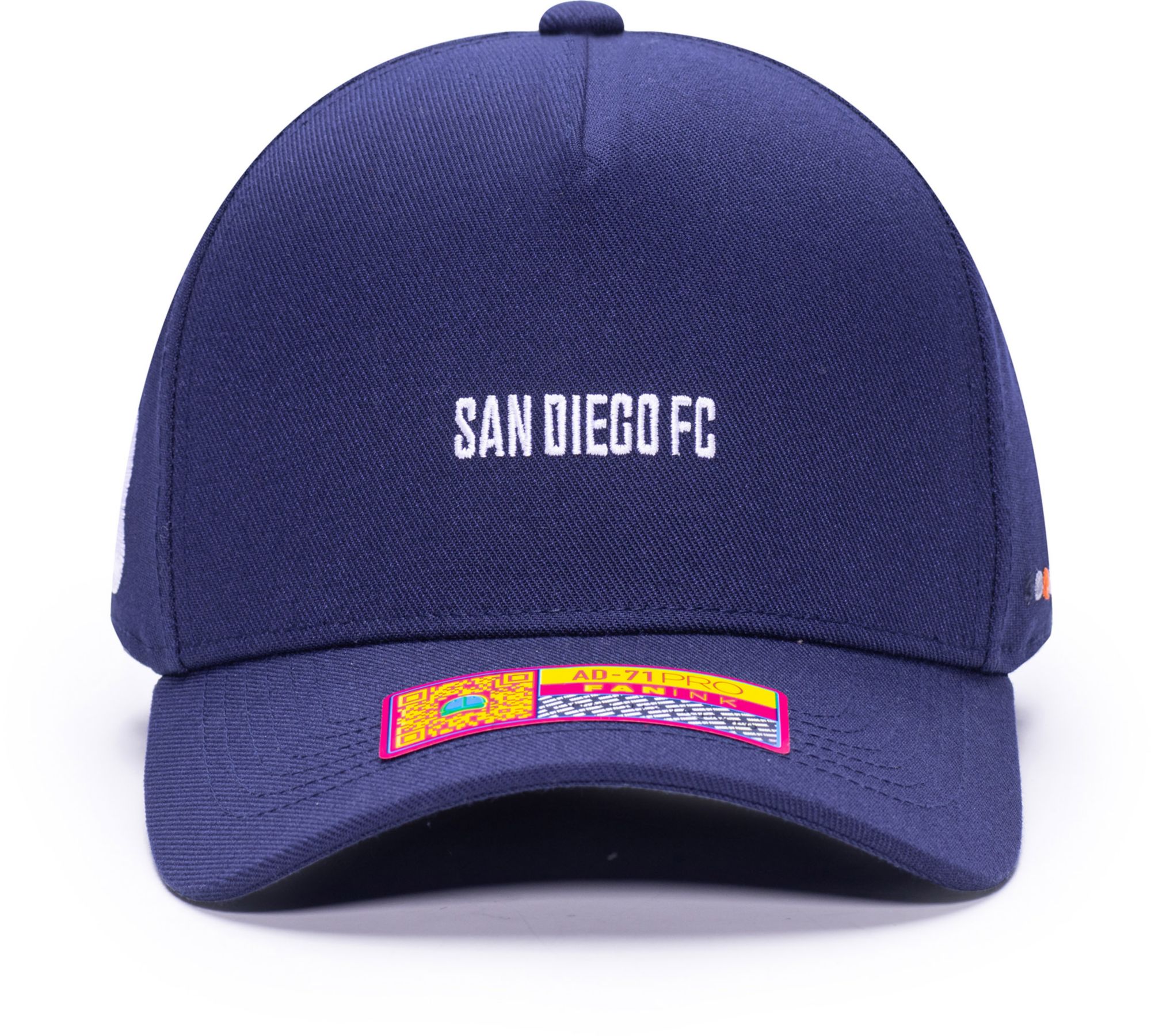 Fan Ink Men's San Diego FC Navy Maverick Adjustable Trucker Hat product image