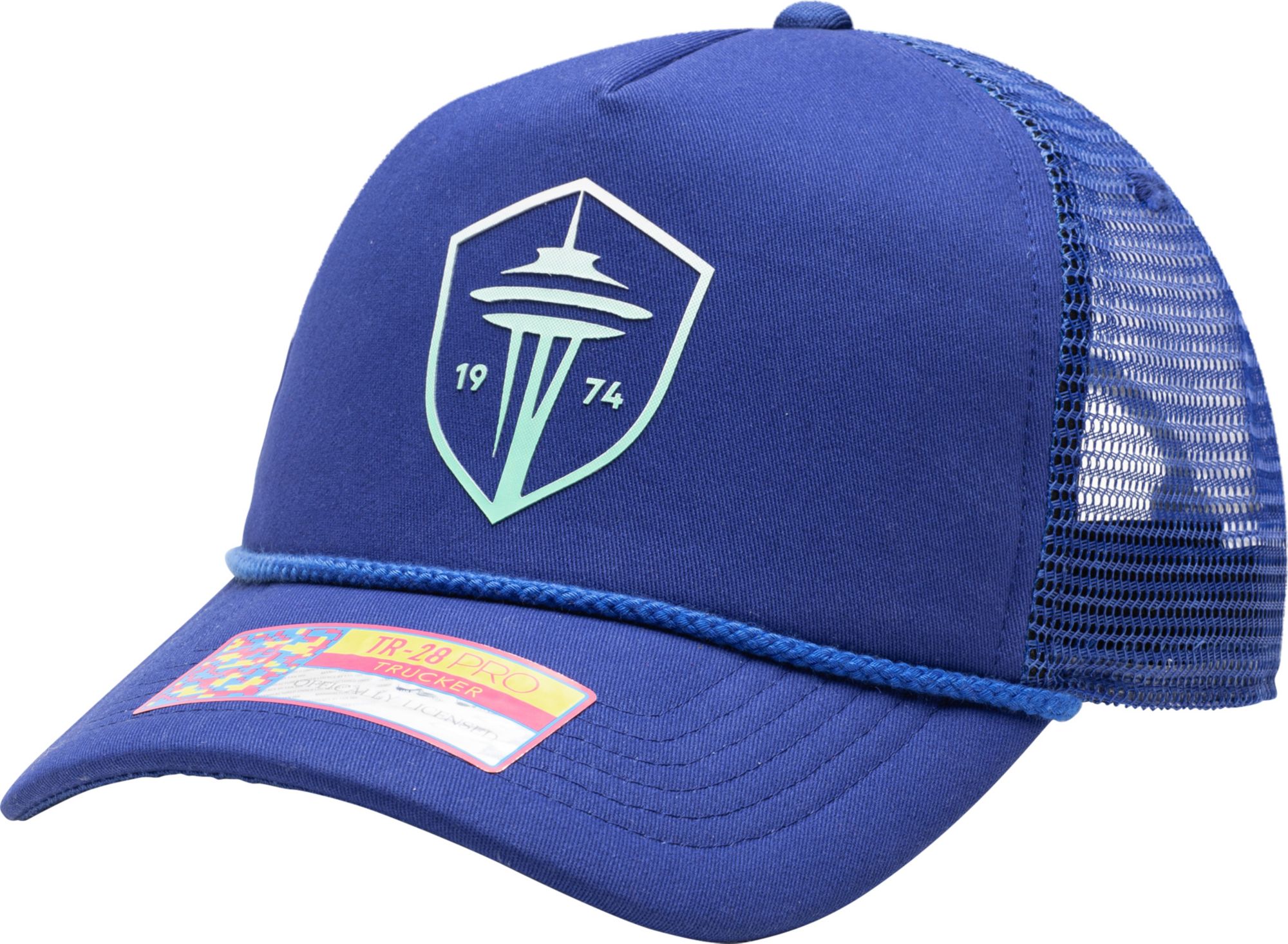 Fan Ink Adult Seattle Sounders Atmosphere Blue Trucker Hat product image