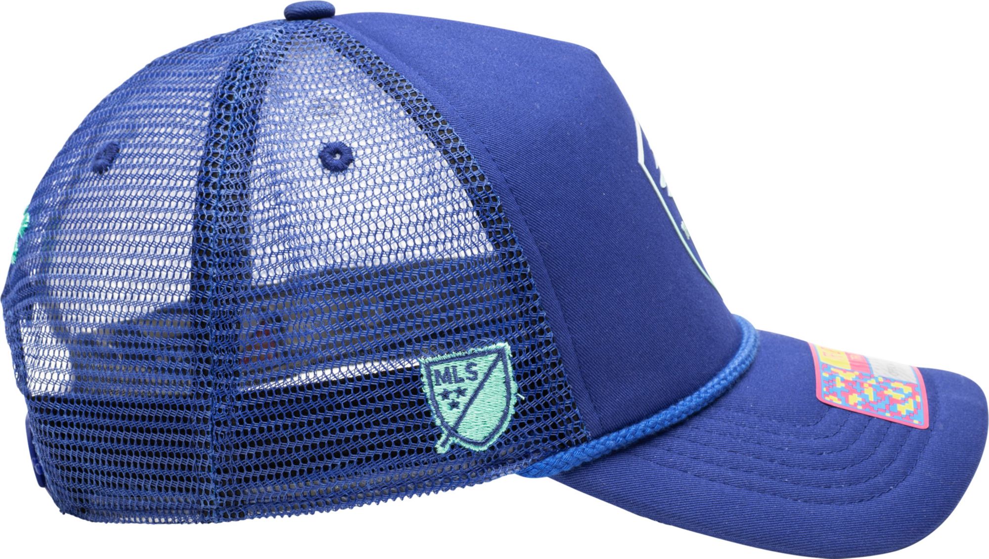 Fan Ink Adult Seattle Sounders Atmosphere Blue Trucker Hat product image
