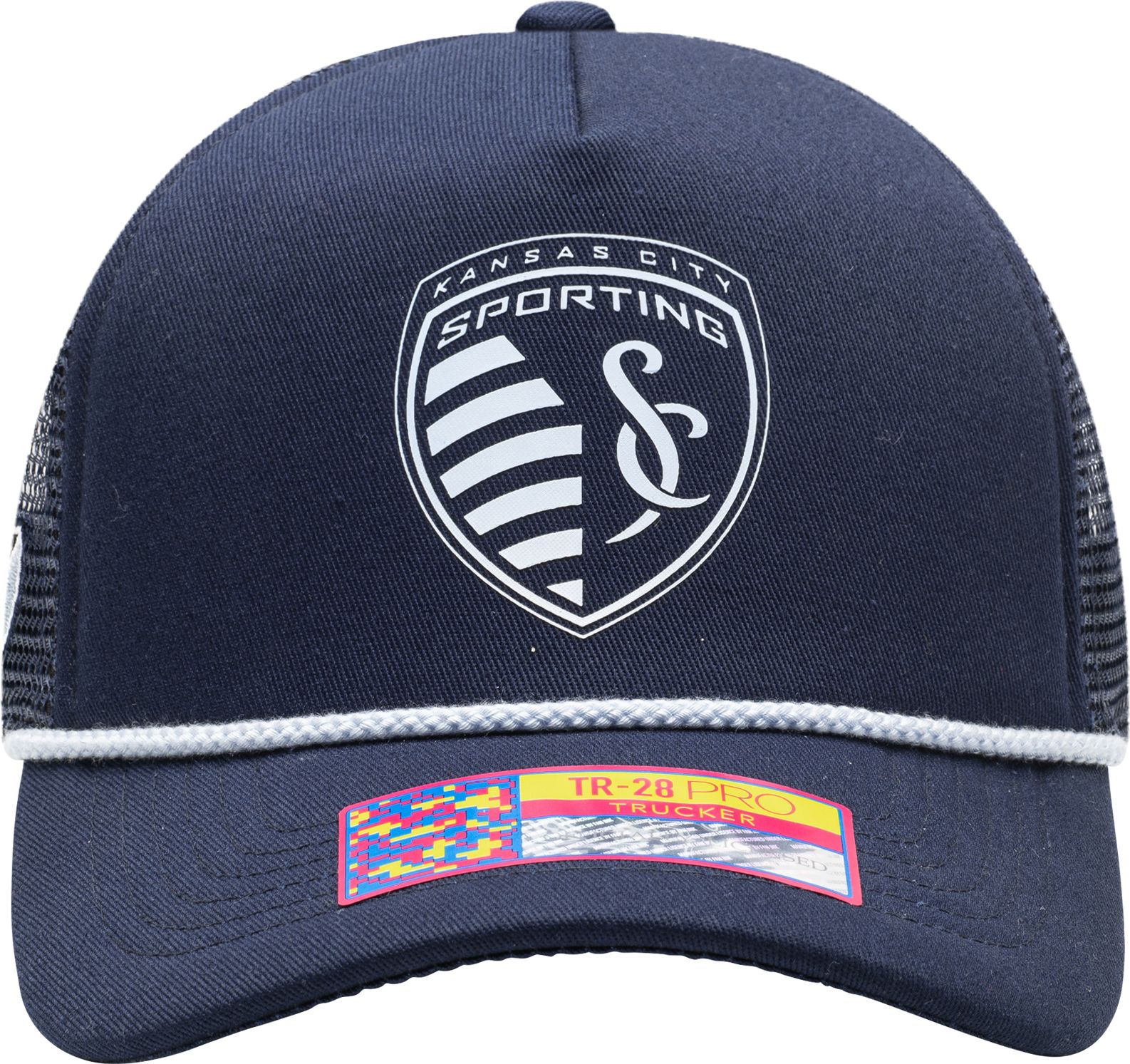 Fan Ink Adult Sporting Kansas City Atmosphere Navy Trucker Hat product image