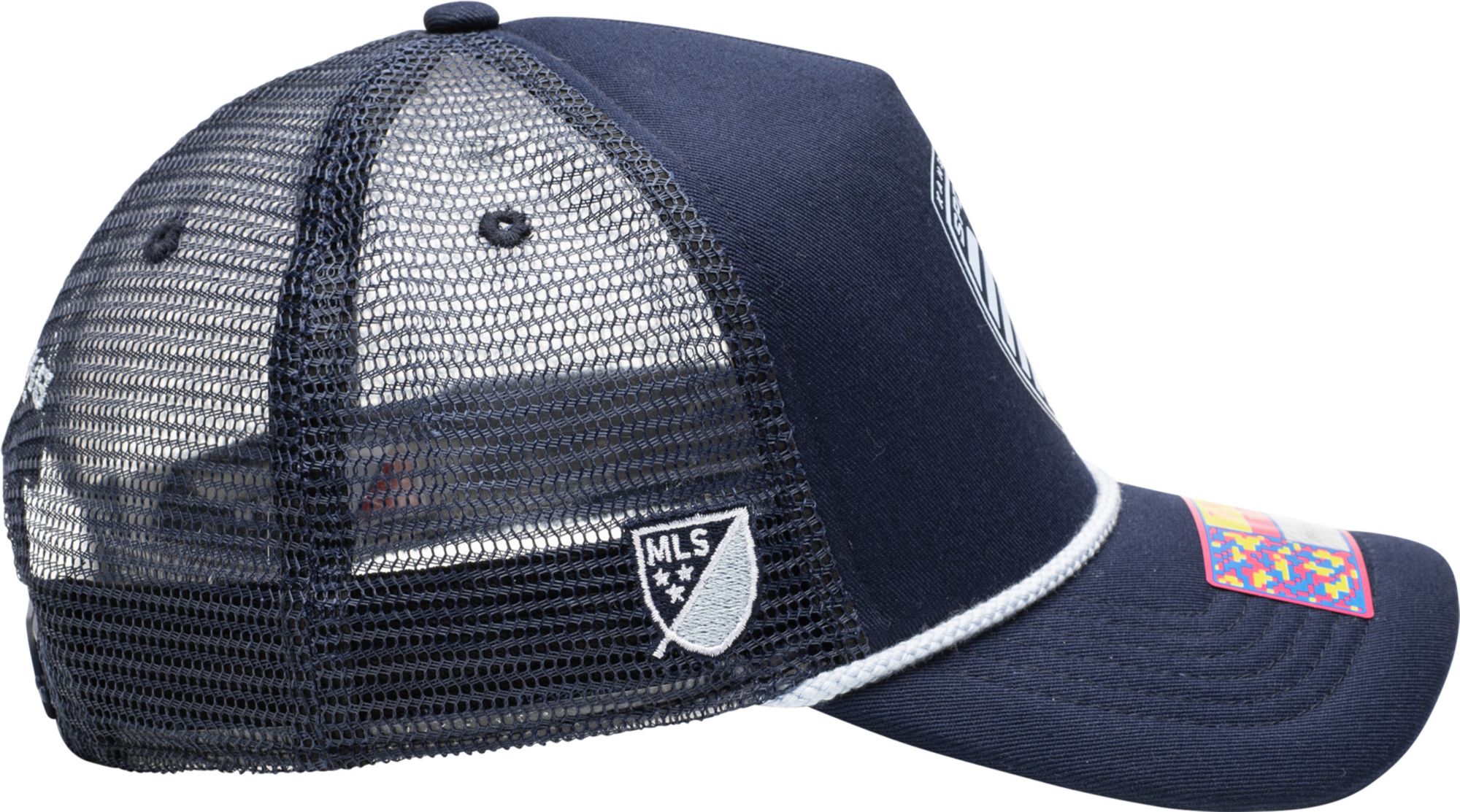 Fan Ink Adult Sporting Kansas City Atmosphere Navy Trucker Hat product image