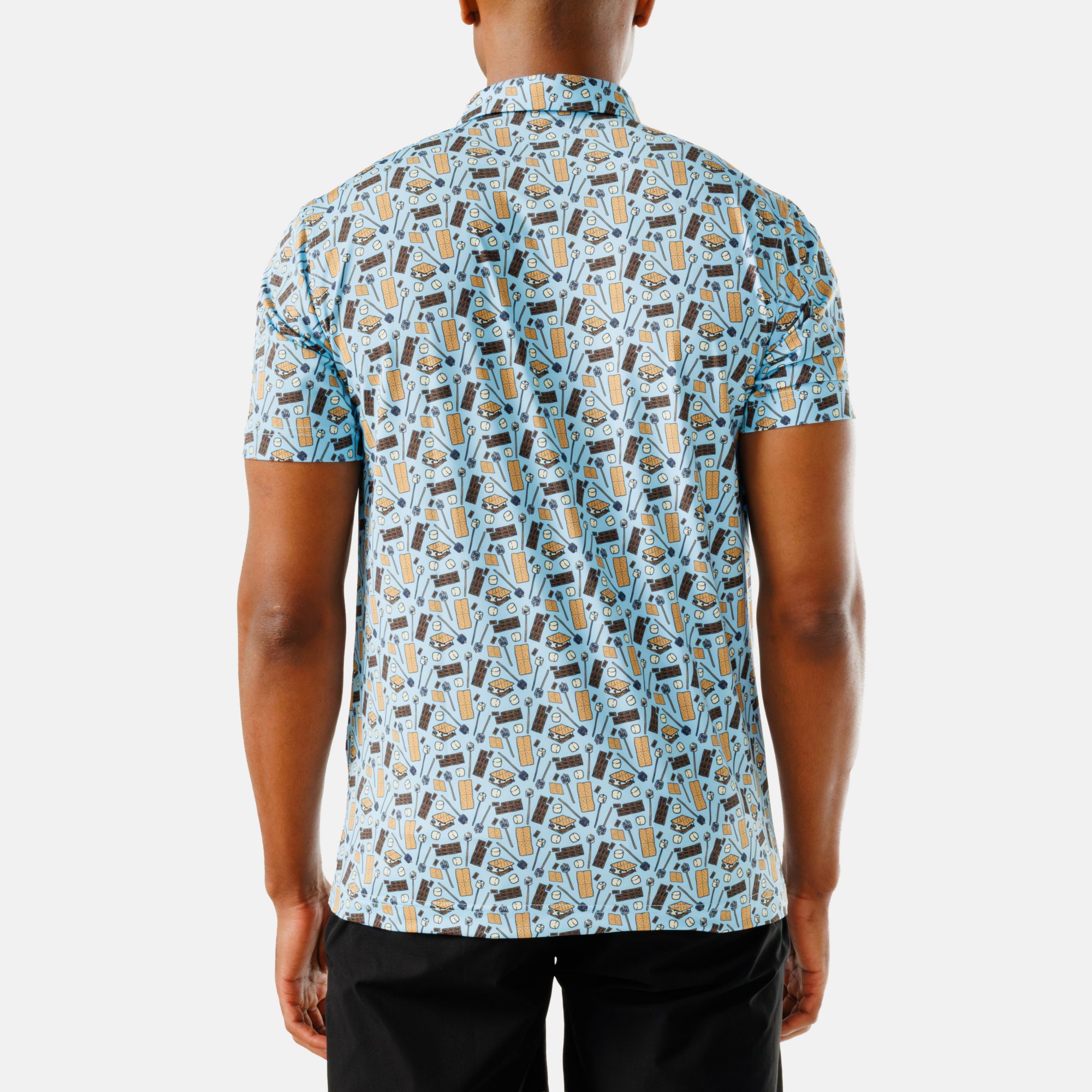Waggle Men's Want S'more Golf Polo product image