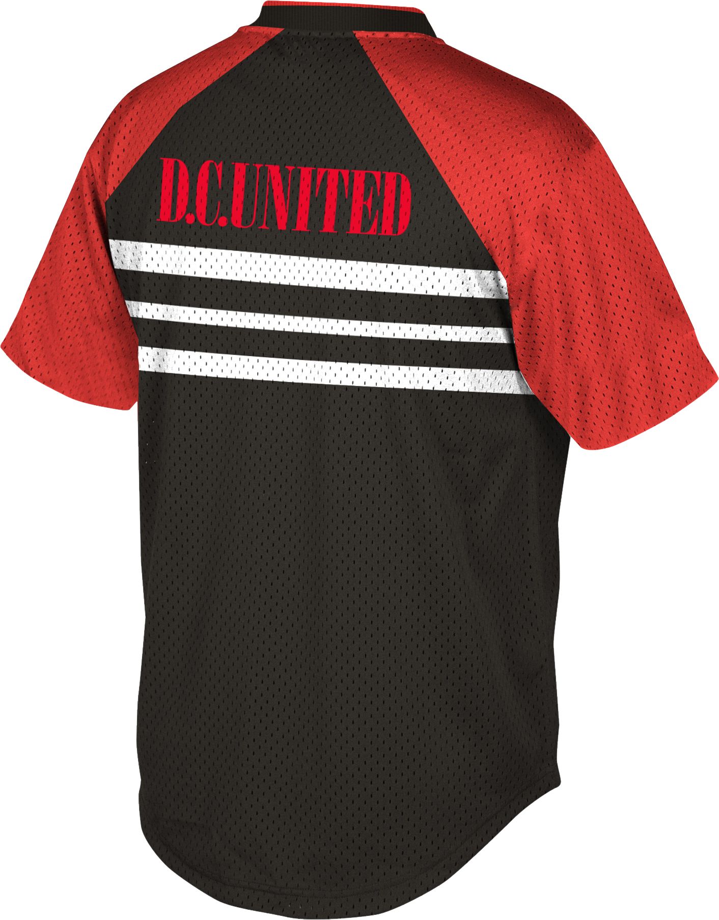 Mitchell & Ness Men's Washington D.C. United '96 Retro Black V-Neck Jersey product image