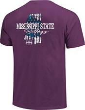 Image One Men's Mississippi State Bulldogs Maroon Stars N Stripes T-Shirt product image