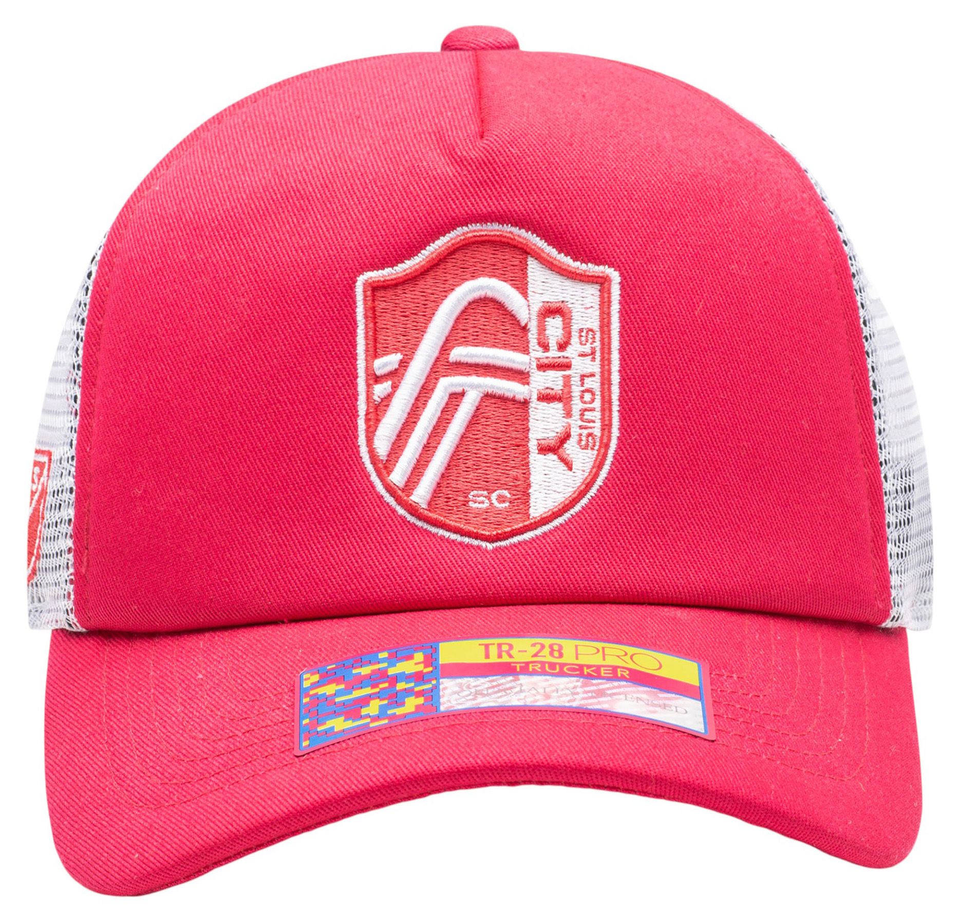 Fan Ink Men's St. Louis FC Red Logo Adjustable Trucker Hat product image