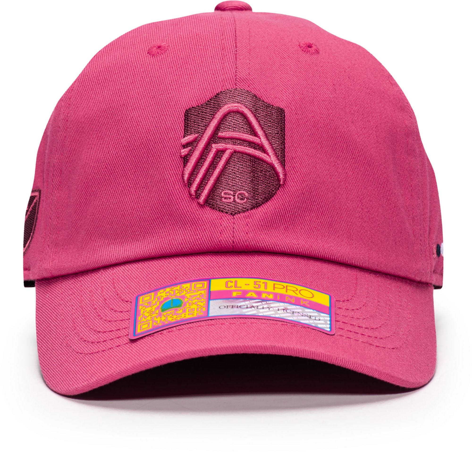 Fan Ink Men's St. Louis FC Red Bamboo Slouch Adjustable Hat product image