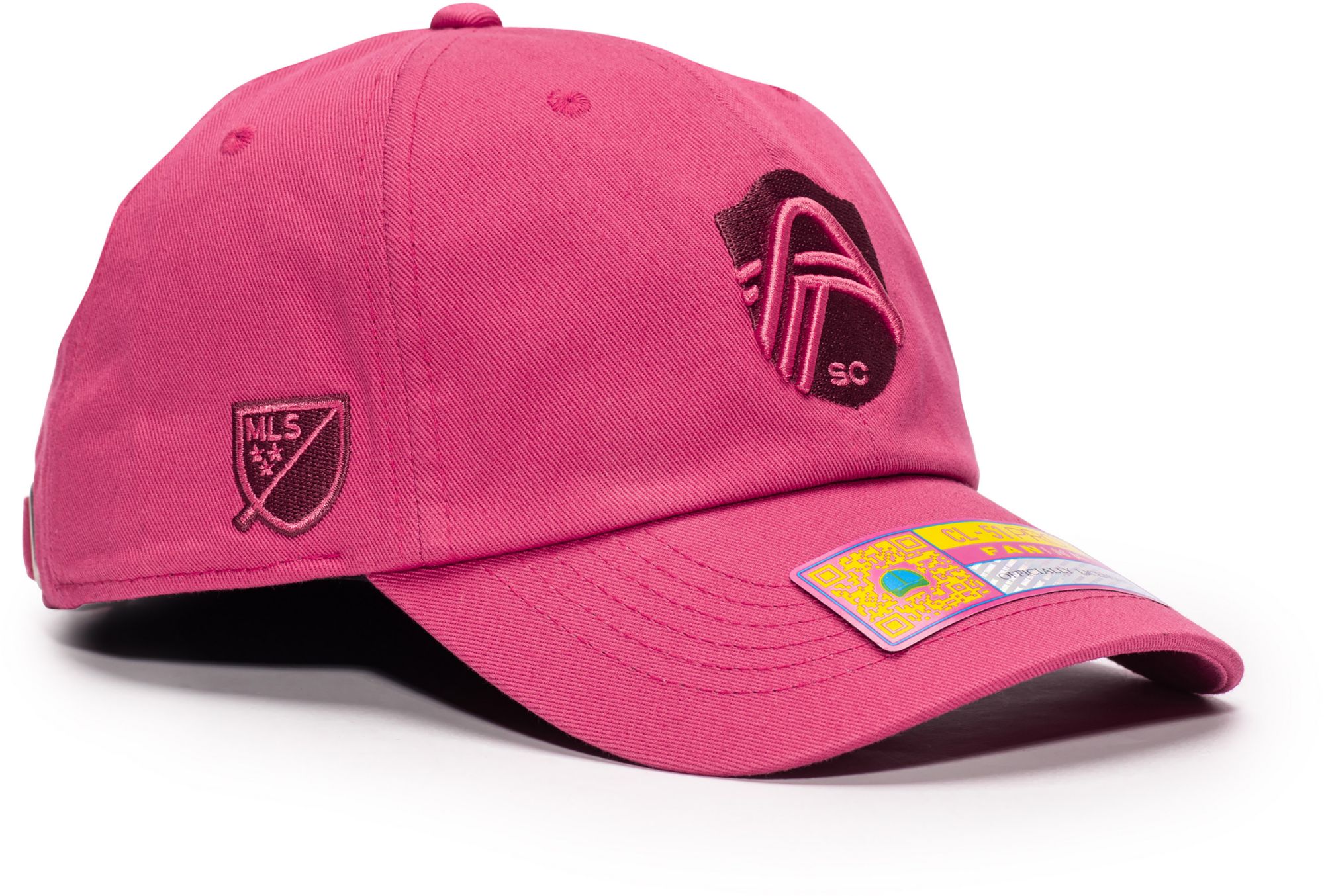 Fan Ink Men's St. Louis FC Red Bamboo Slouch Adjustable Hat product image