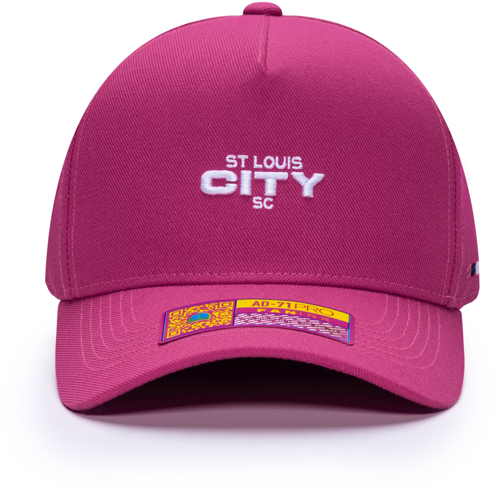 Fan Ink Men's St. Louis FC Red Maverick Adjustable Trucker Hat product image