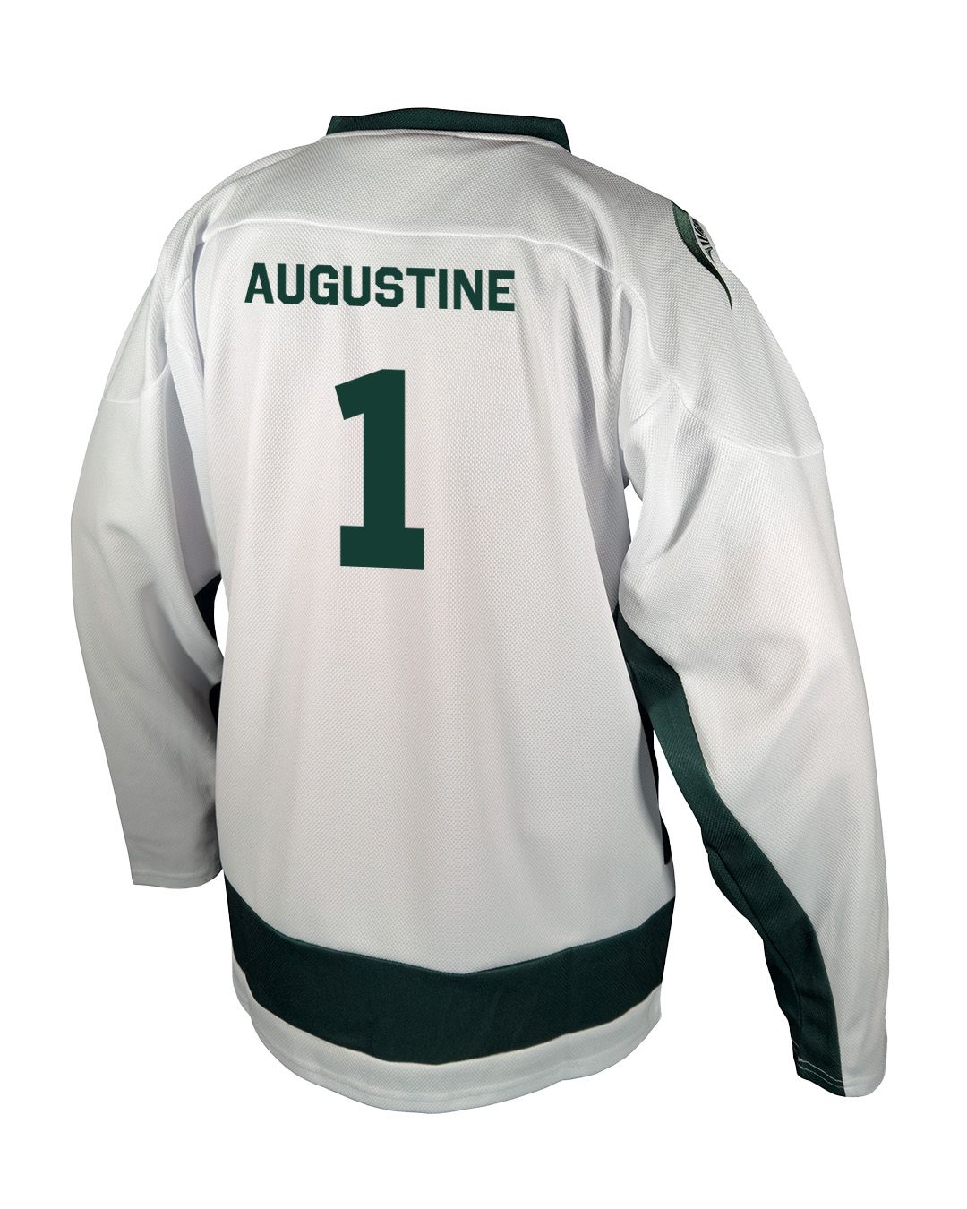 Genuine Collective Men's Michigan State Spartans Trey Augustine #1 White Replica Jersey product image