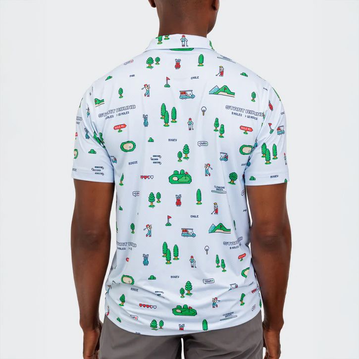 Waggle Men's Gamer Golf Polo product image