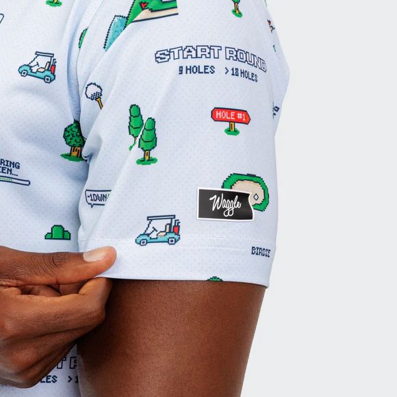Waggle Men's Gamer Golf Polo product image