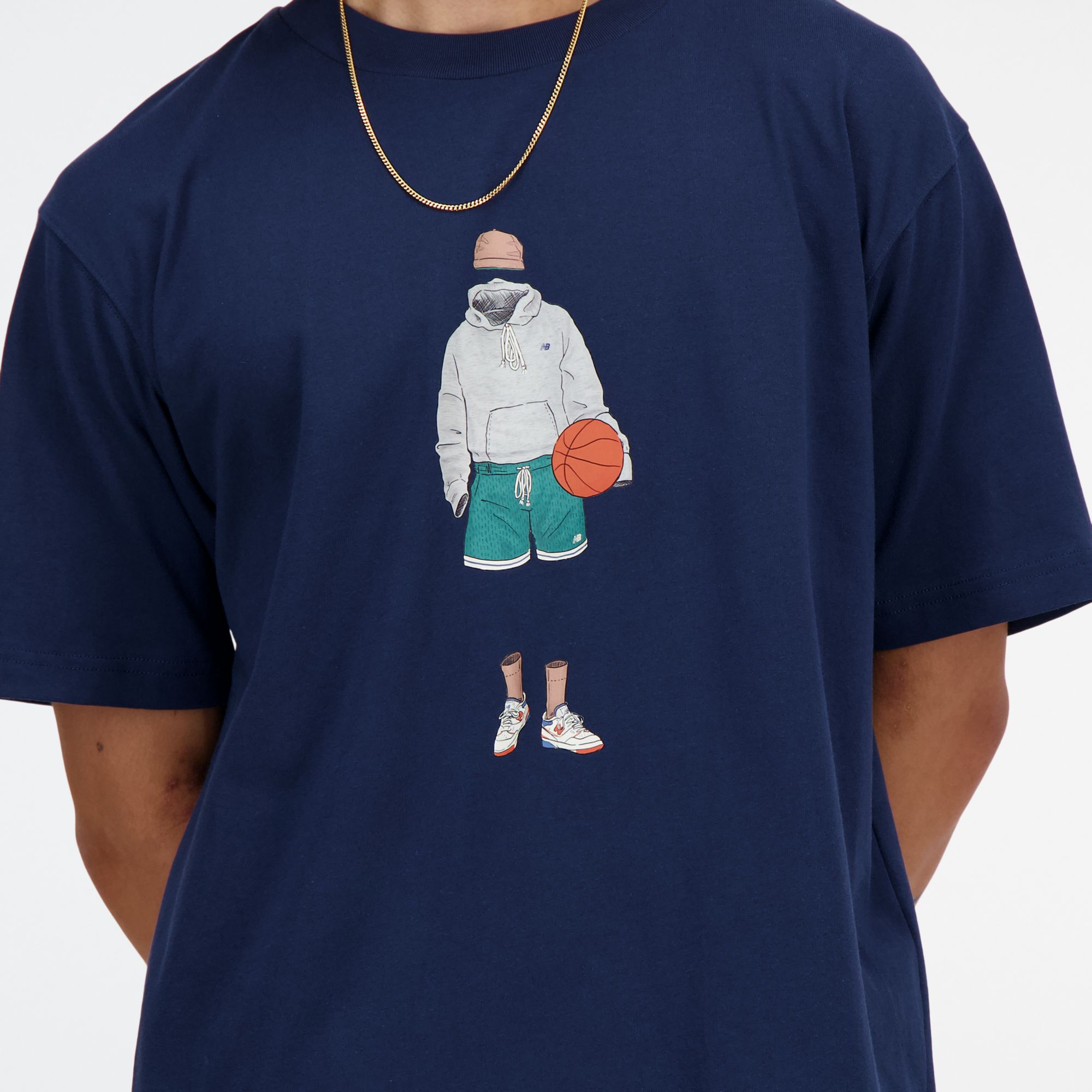 New Balance Men's Athletics Rooted In Sport Basketball Graphic T-Shirt product image