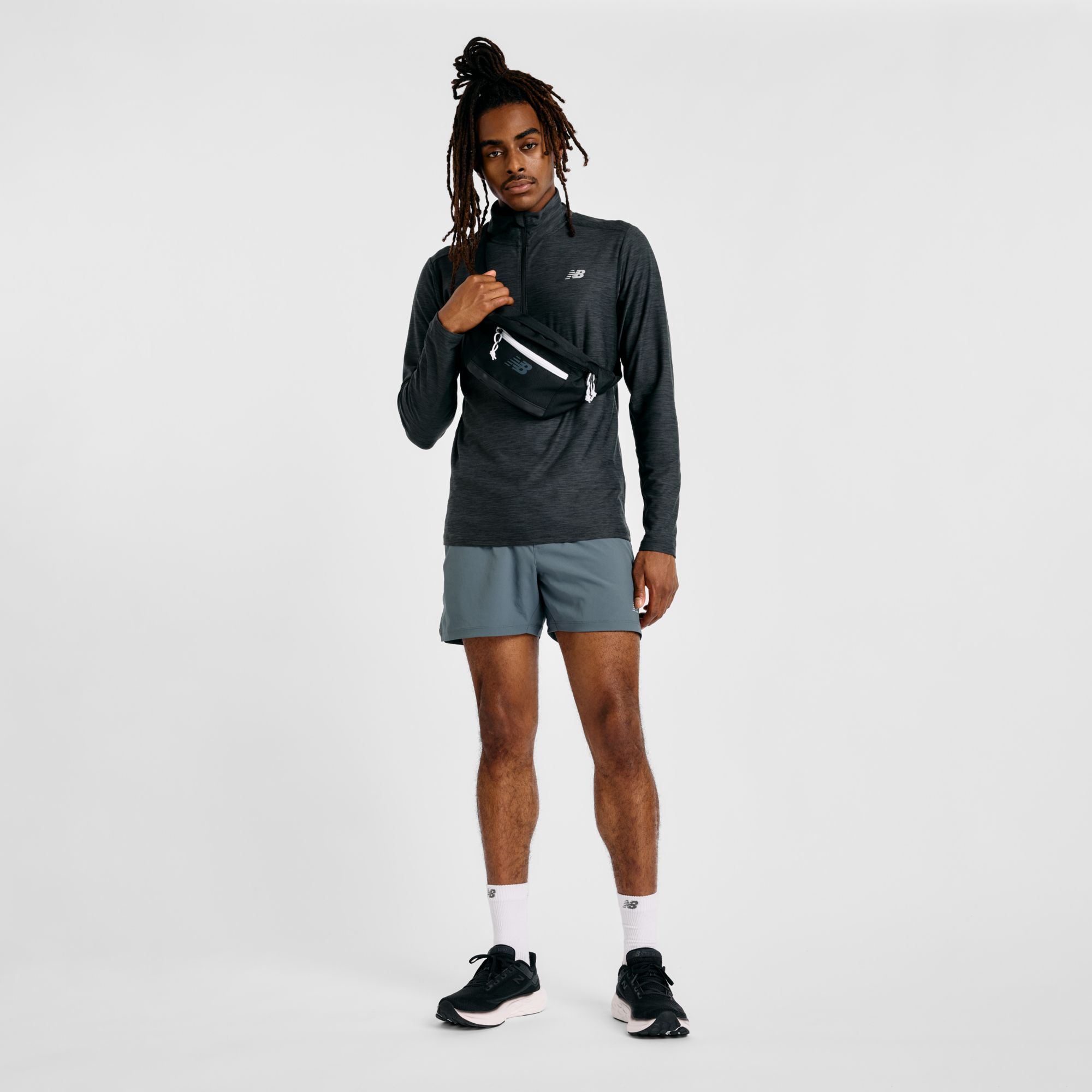 New Balance Men's Space Dye 1/4 Zip Shirt product image