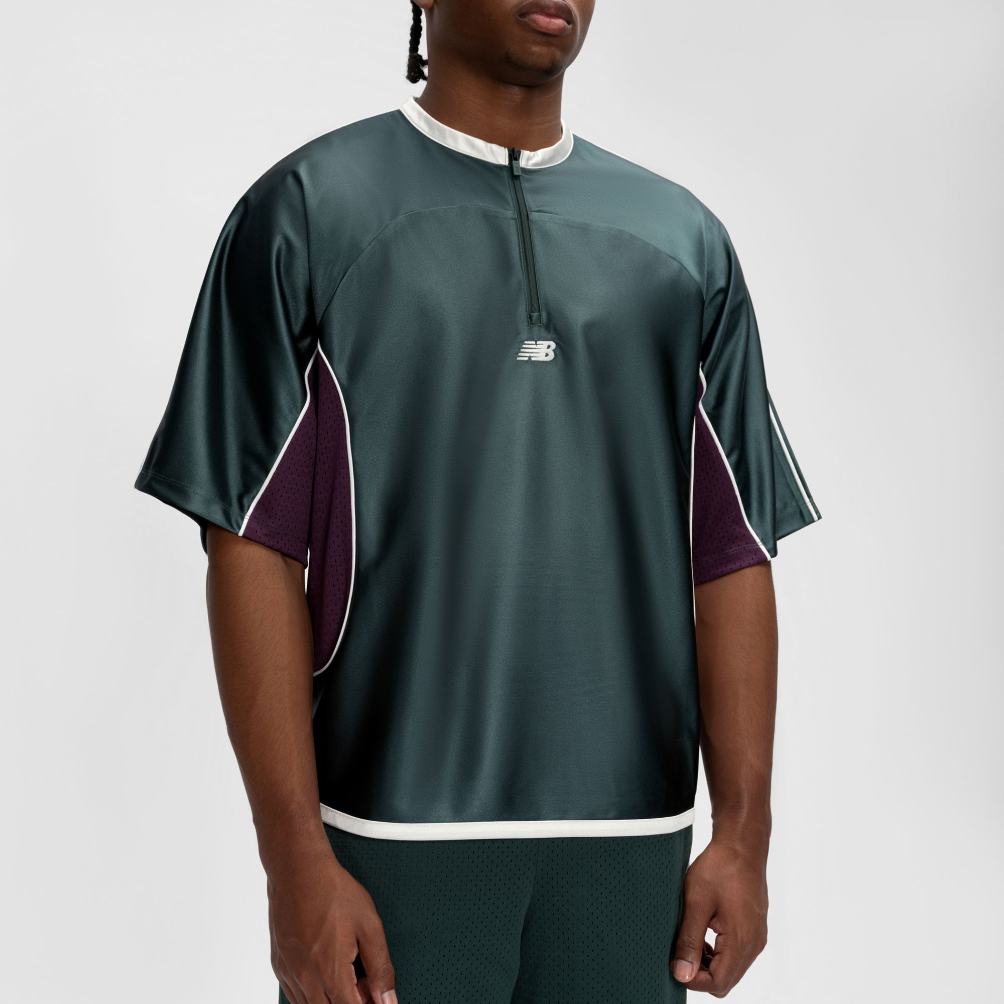 New Balance Men's 1/2 Zip Basketball Shooting Shirt product image