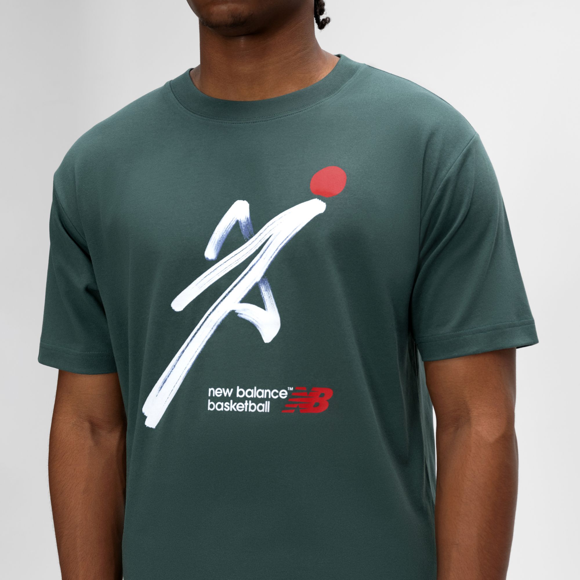 New Balance Men's Basketball Painted Graphic T-Shirt product image