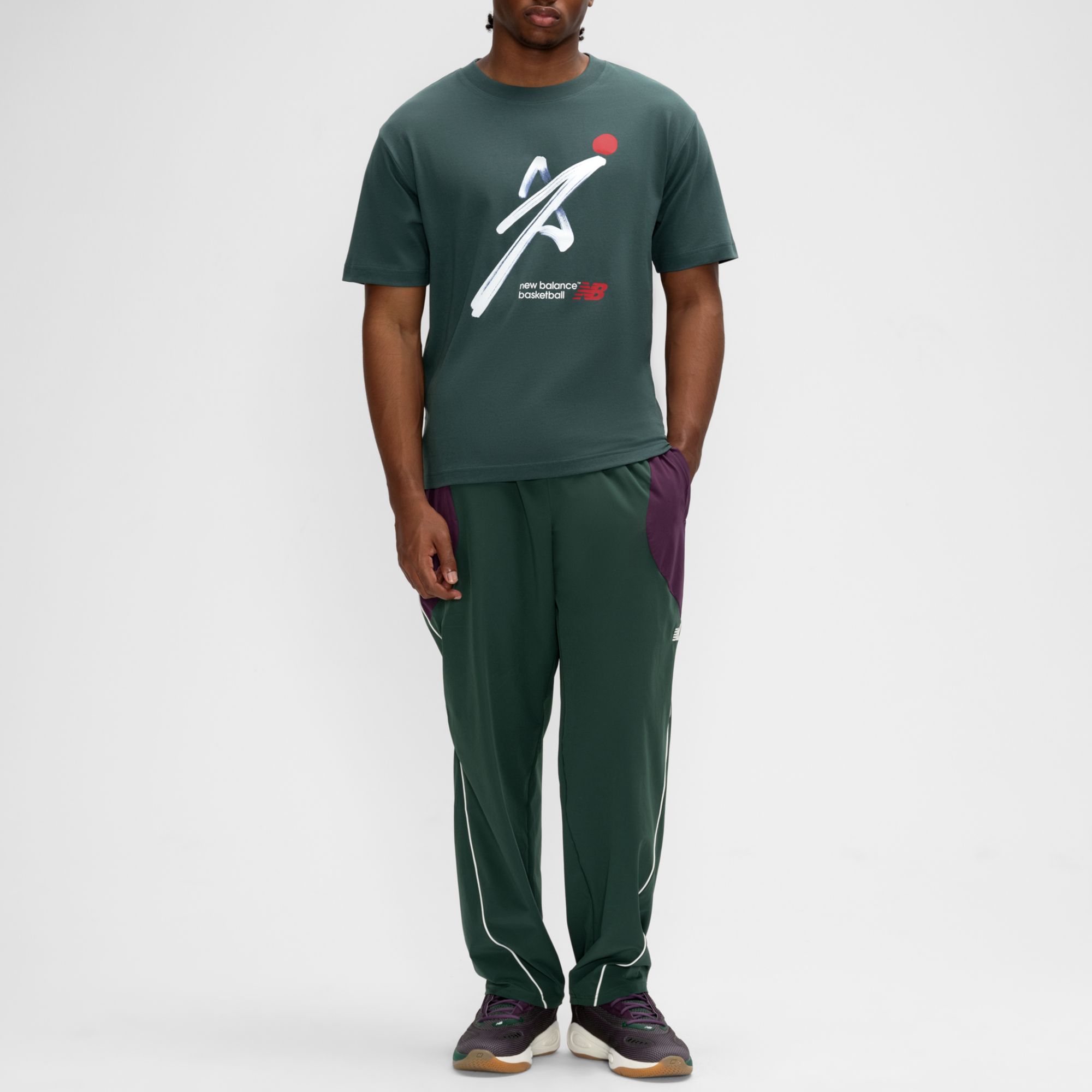 New Balance Men's Basketball Painted Graphic T-Shirt product image