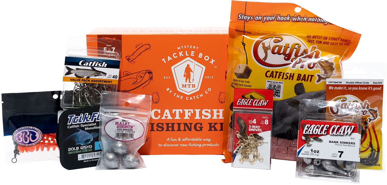 Mystery Tackle Box Catfish Fishing Kit product image