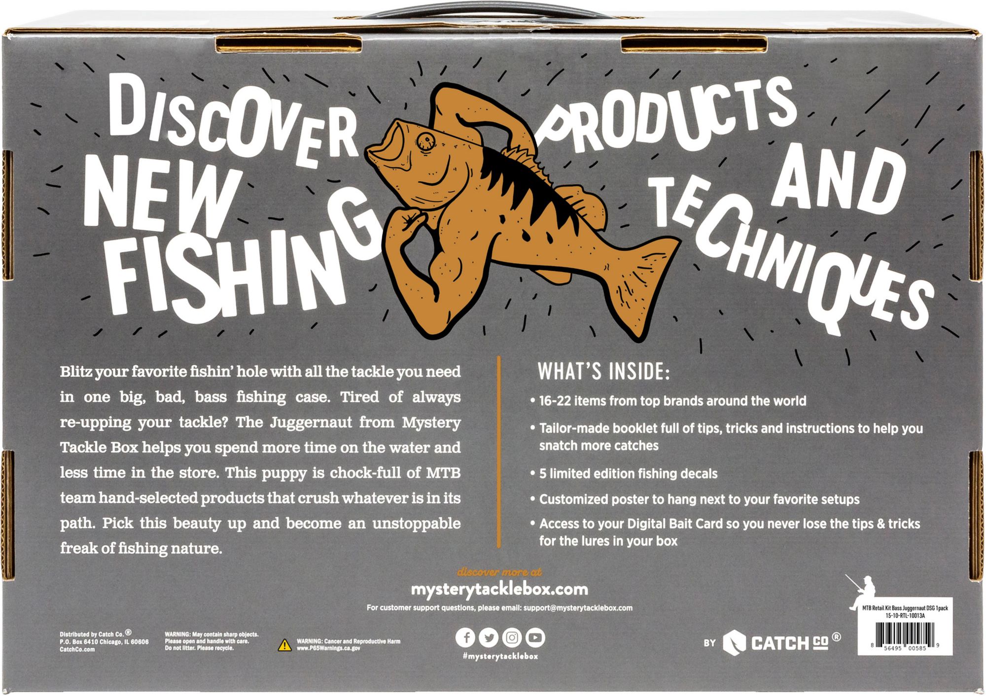 Mystery Tackle Box Juggernaut Bass Fishing Kit product image