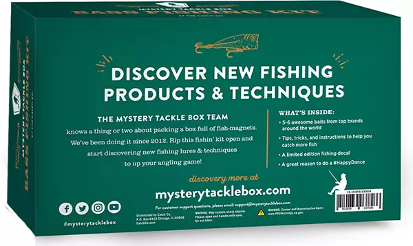 Catch Co Mystery Tackle Box Elite Freshwater Catch All Fishing Kit | Bass |  Trout | Crappie | Bluegill | Perch | Sunfish | Catfish 